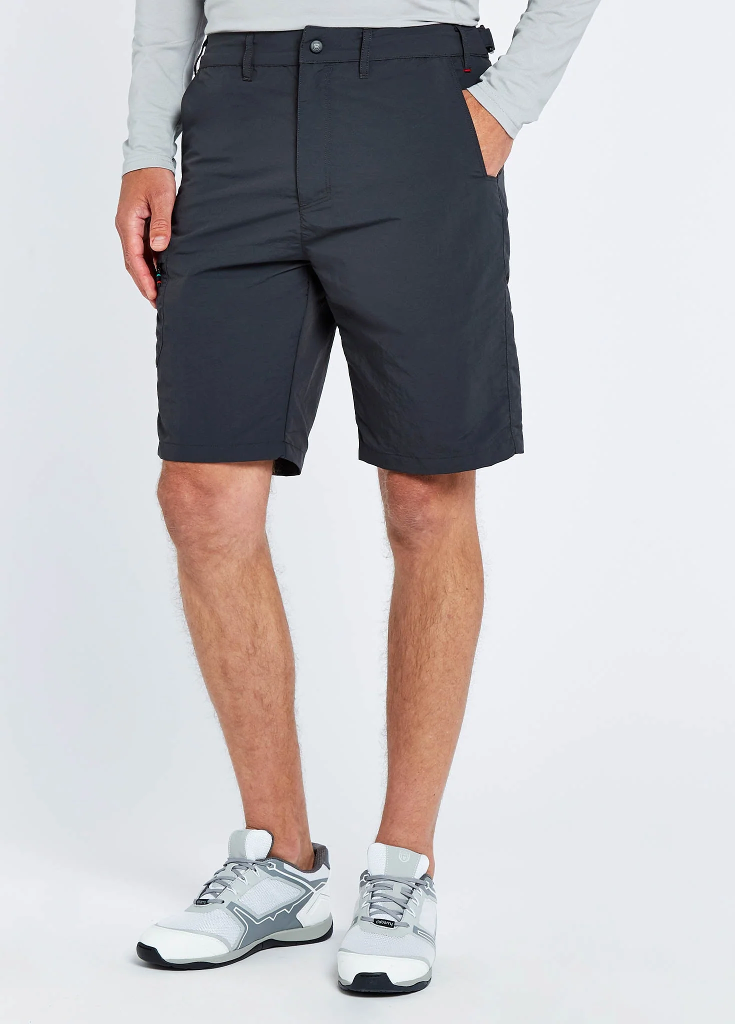 Cyprus Mens Crew Shorts - Graphite - Image 4
