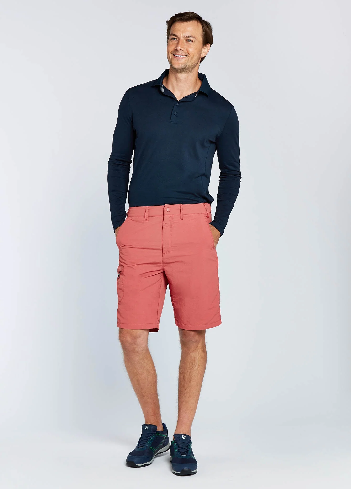 Cyprus Mens Crew Shorts - Imperial Red - Image 2