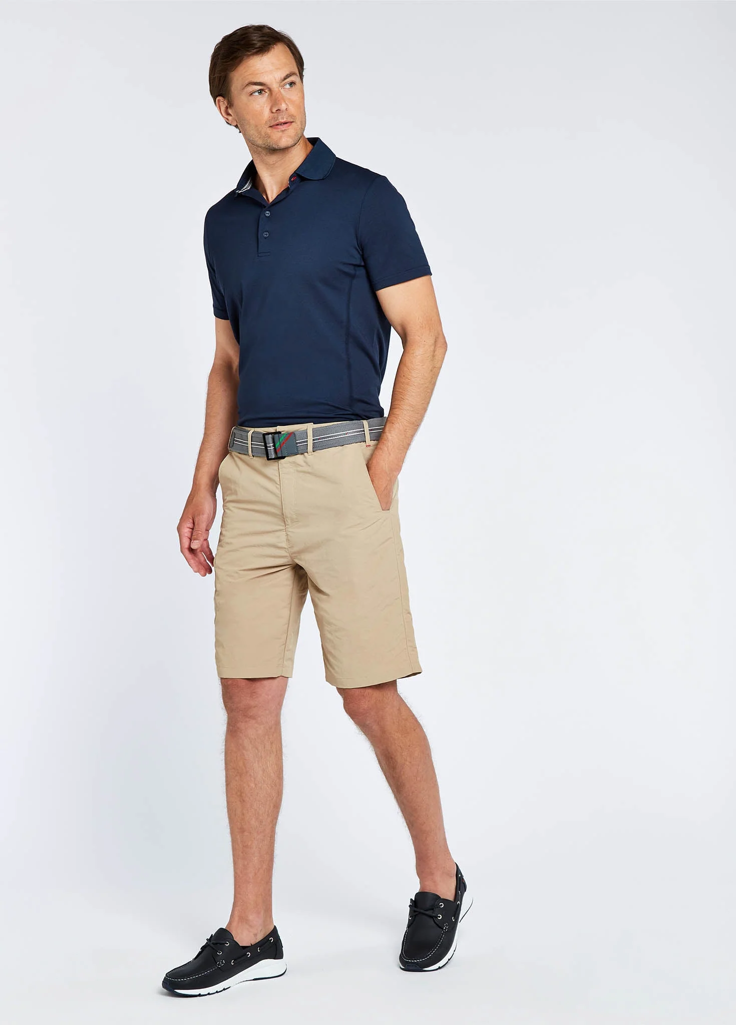 Cyprus Mens Crew Shorts - Sand - Image 2