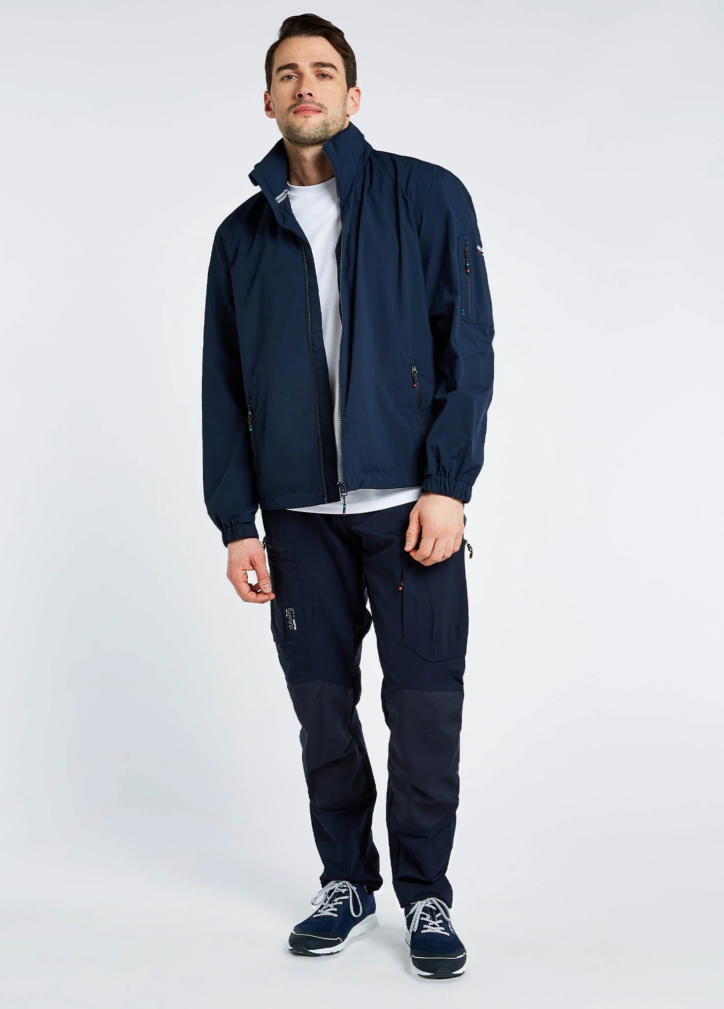 Croatia Men's Fleece-lined Crew Jacket - Navy - Image 2