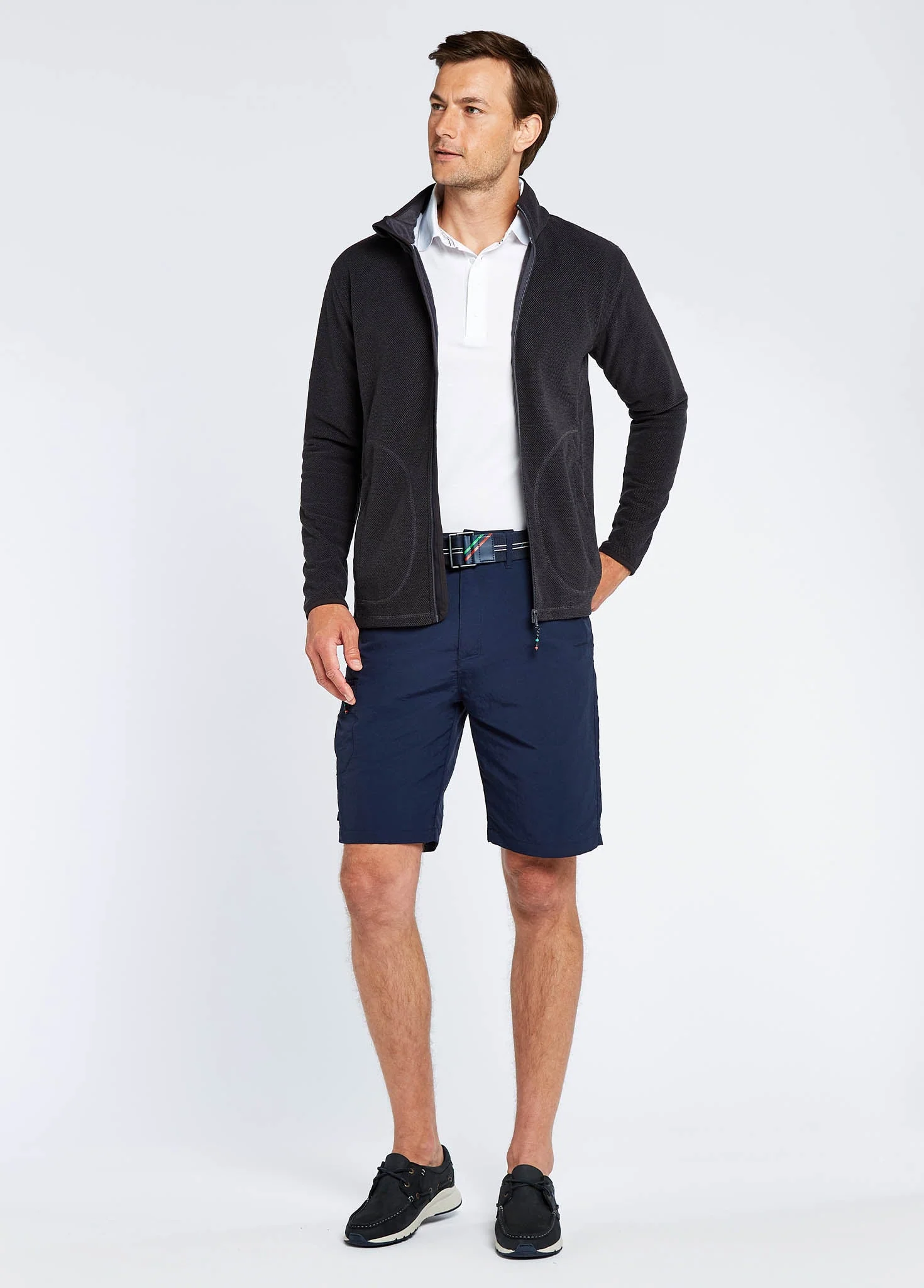 Mustique Men's Full-zip Fleece - Graphite - Image 2
