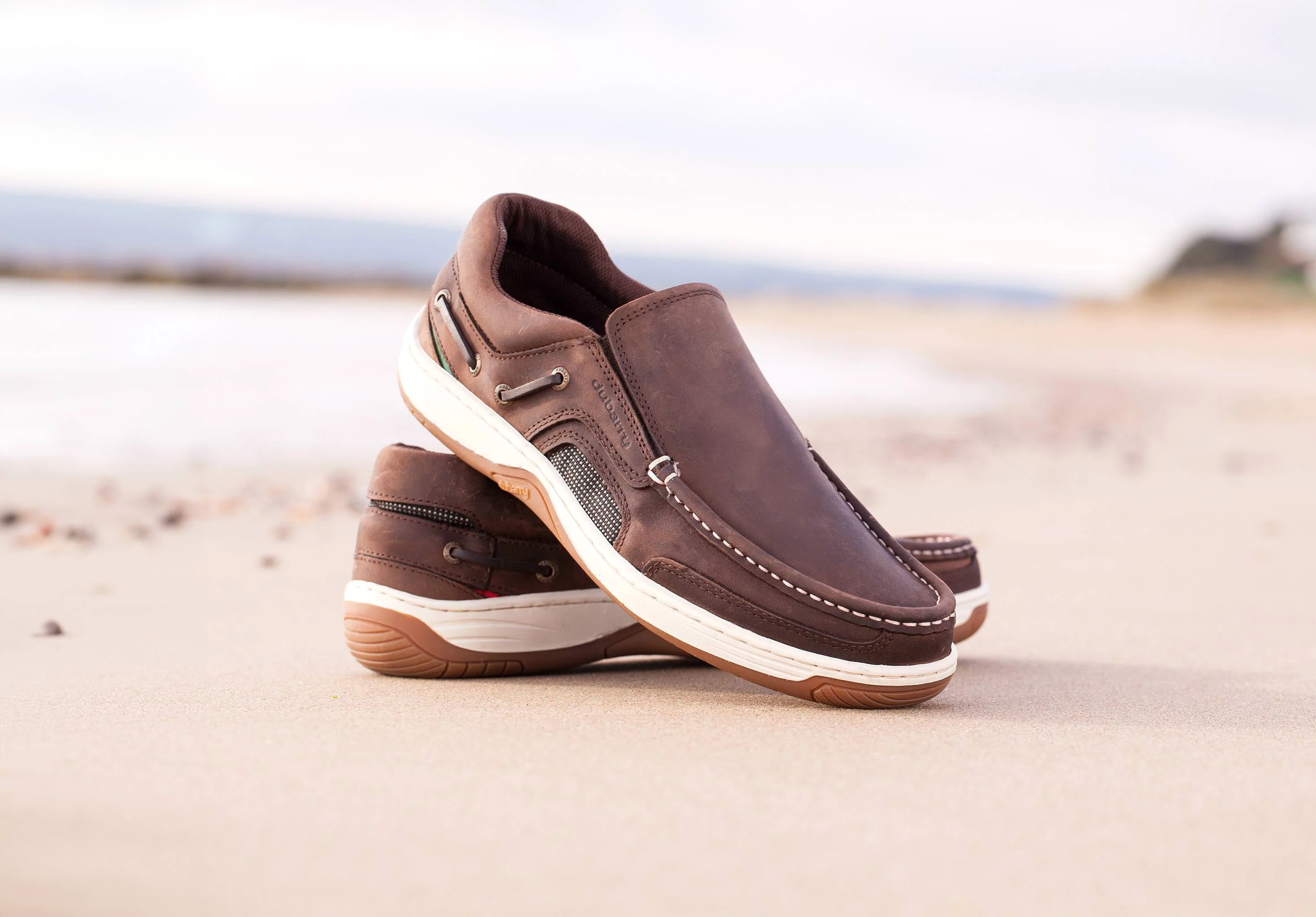 Yacht Men's Slip-On Deck Shoe - Donkey Brown - Image 3
