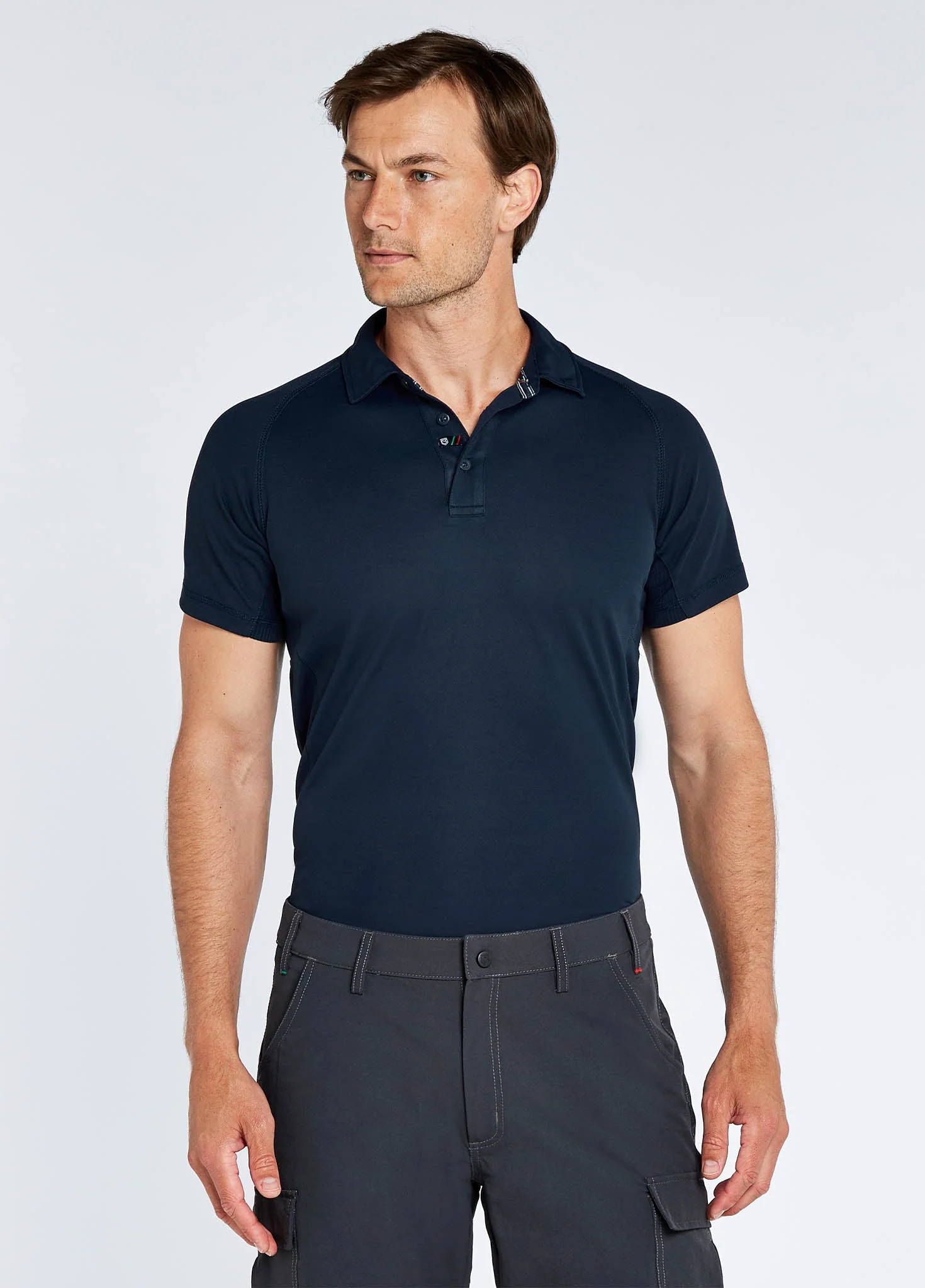 Menton Men's Technical Polo - Navy - Image 3