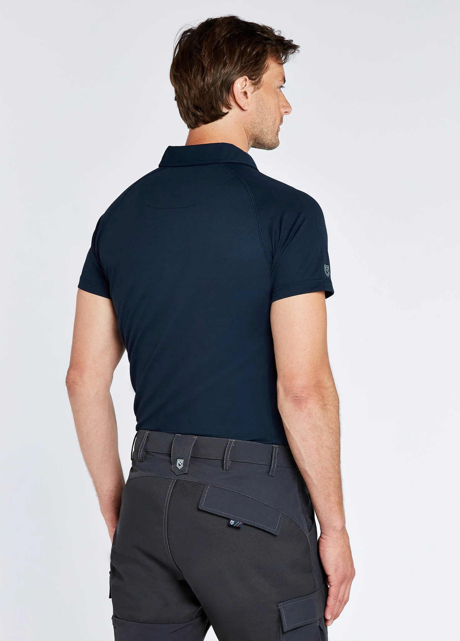 Menton Men's Technical Polo - Navy - Image 4
