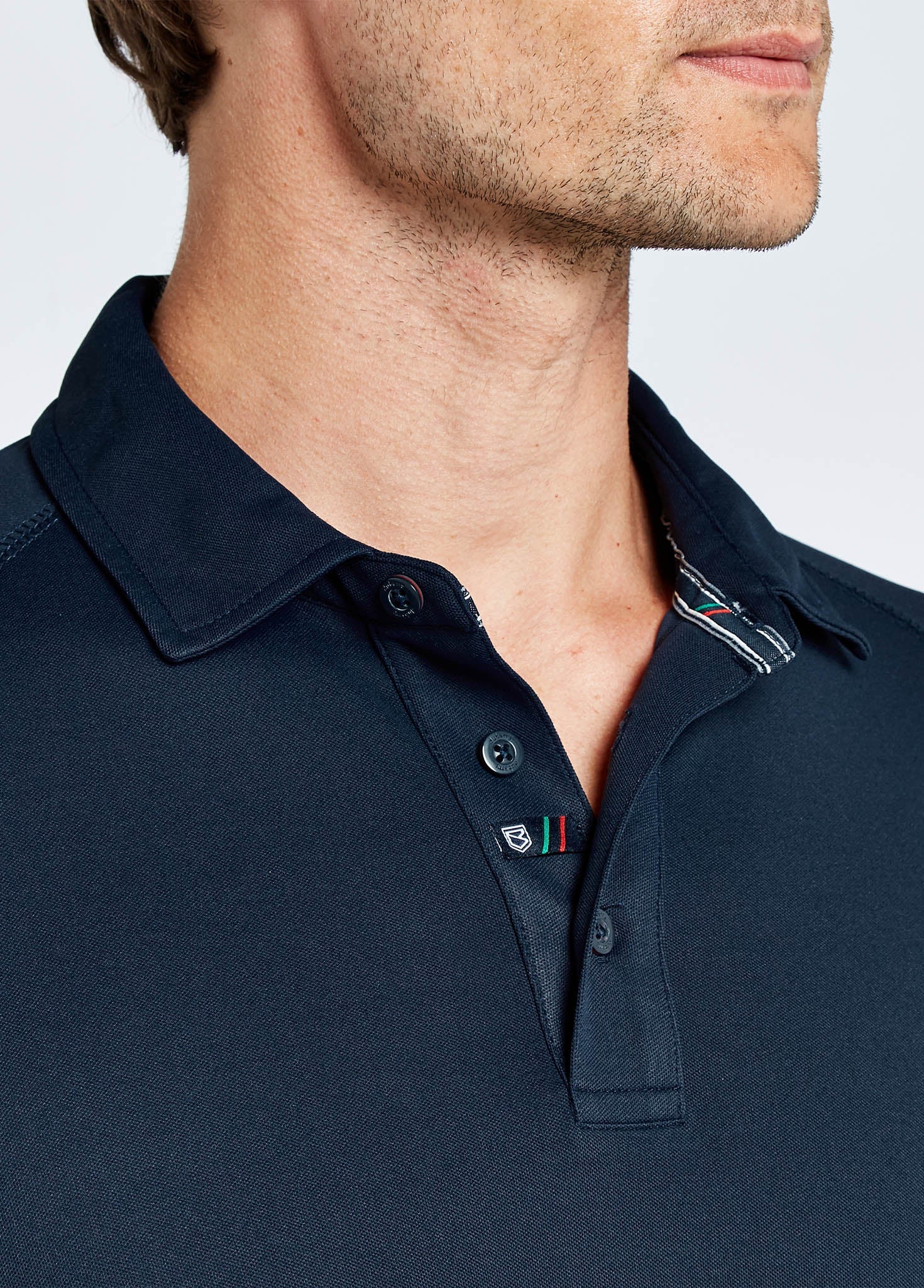 Menton Men's Technical Polo - Navy - Image 6
