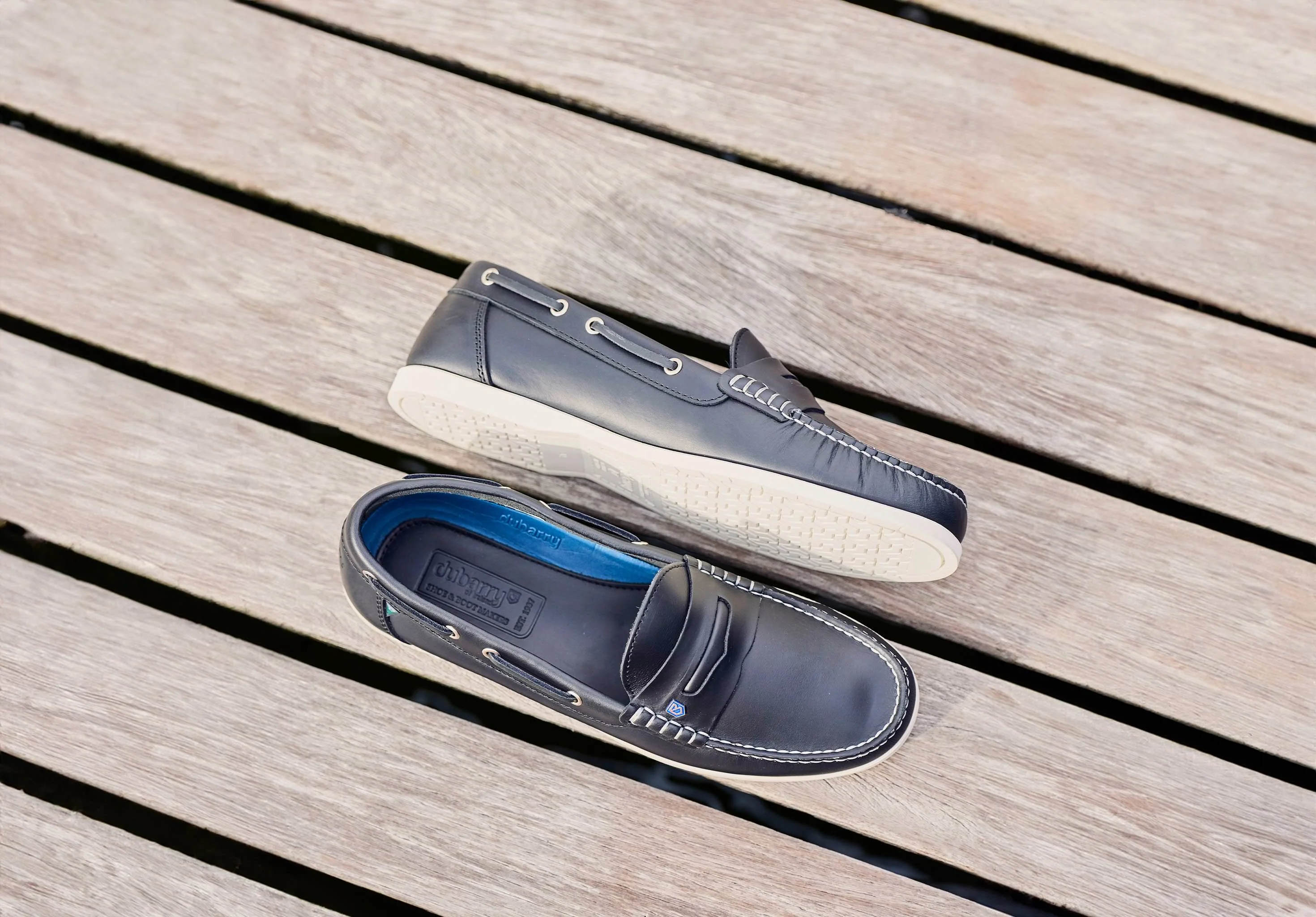 Spinnaker Moccasin - Navy - Image 3