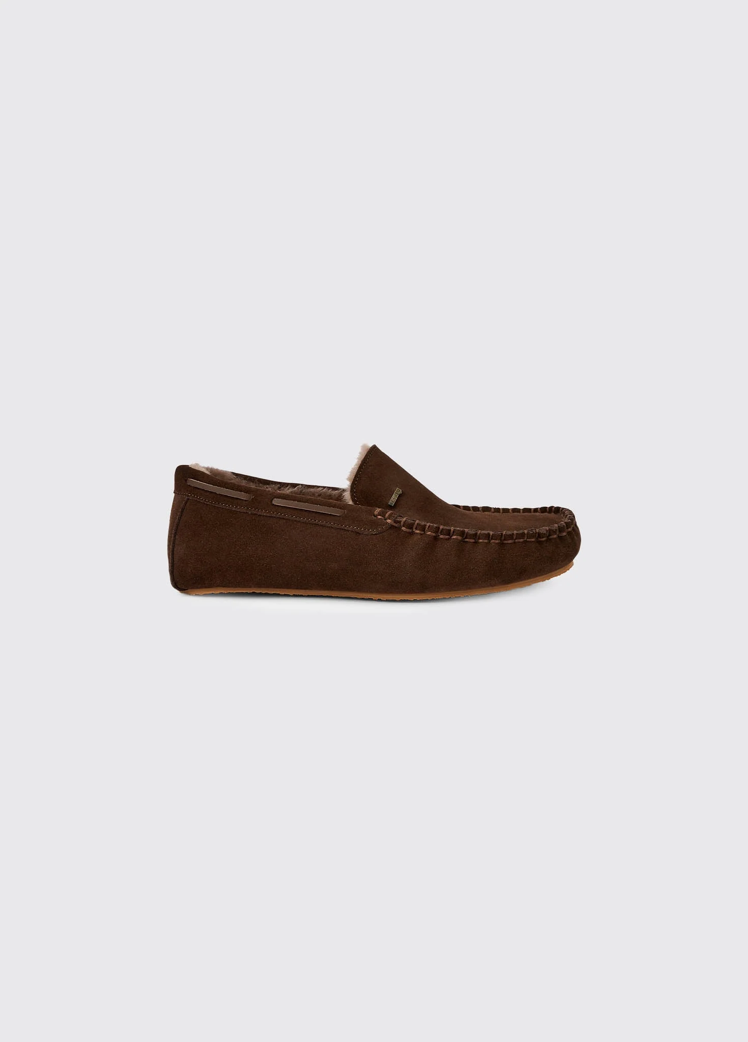 Ventry Men's Moccasin Slipper - Cigar - Image 3