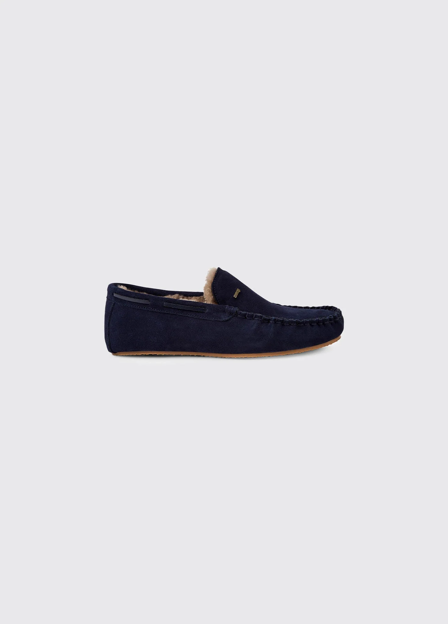 Ventry Men's Moccasin Slipper - French Navy - Image 4