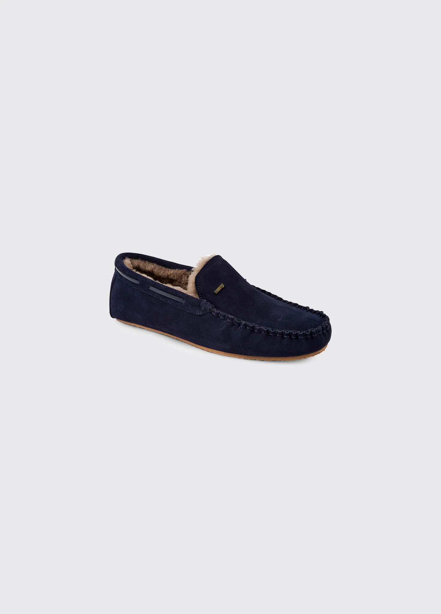 Ventry Men's Moccasin Slipper - French Navy - Image 5