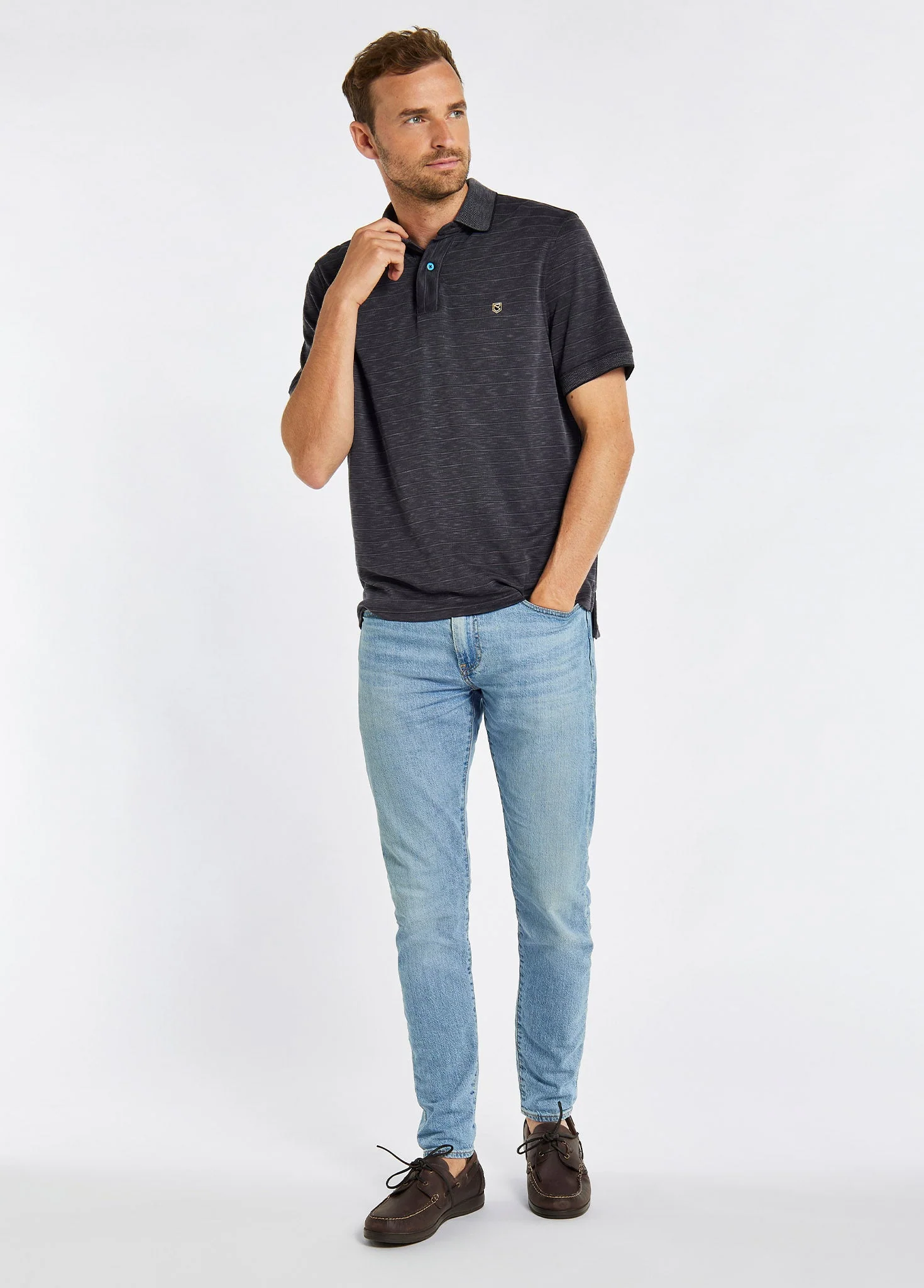 Moorings polo shirt - Graphite - Image 2