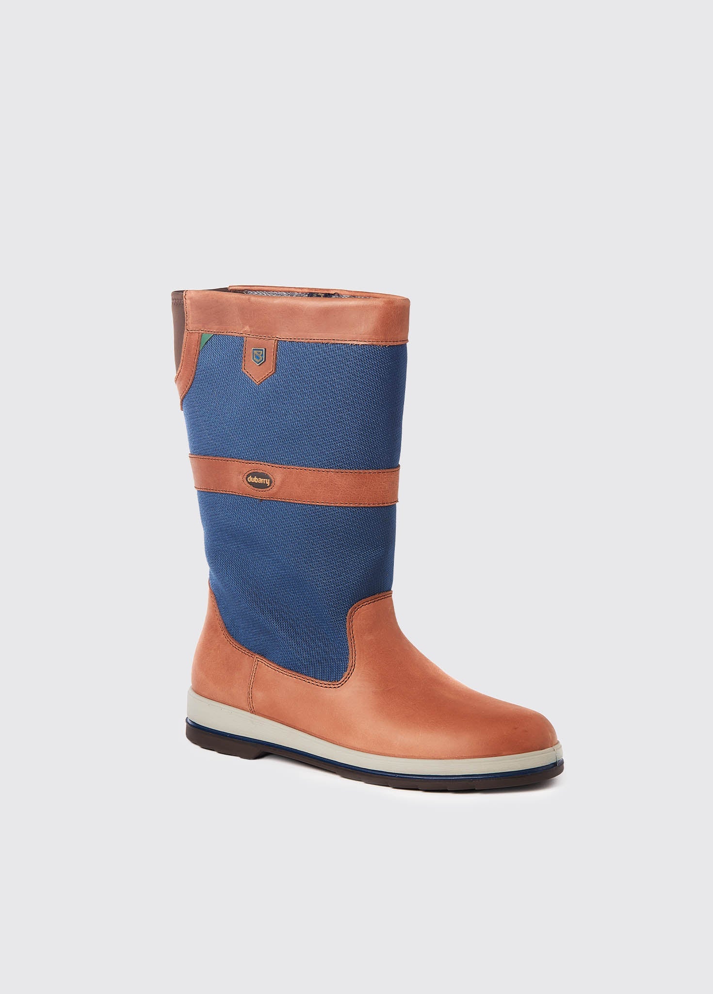 Shamrock Men's Sailing Boot - Navy/Brown - Image 5
