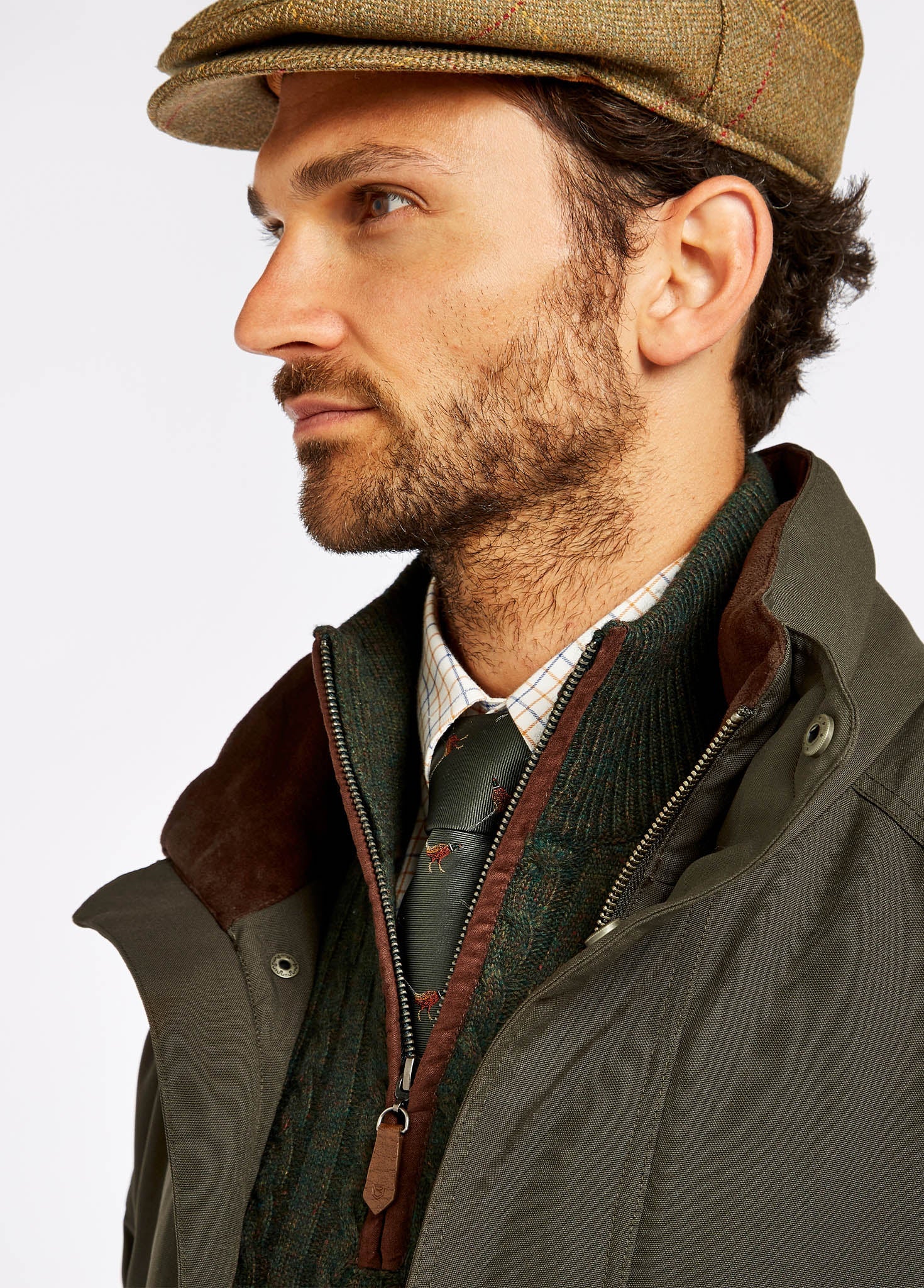 Rosleague Field Coat - Ivy - Image 6
