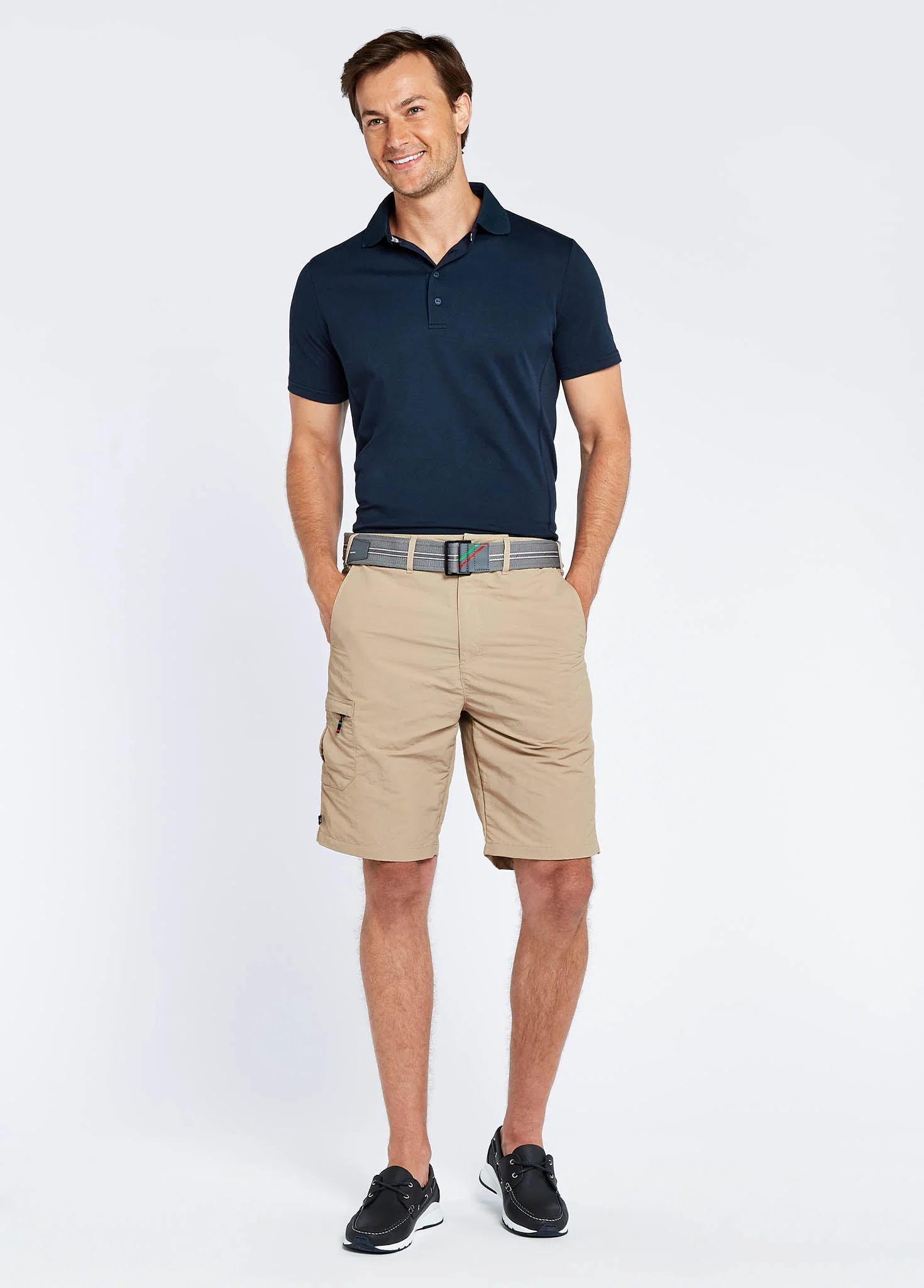 Sorrento Mens Short-sleeved Polo - Navy - Image 2