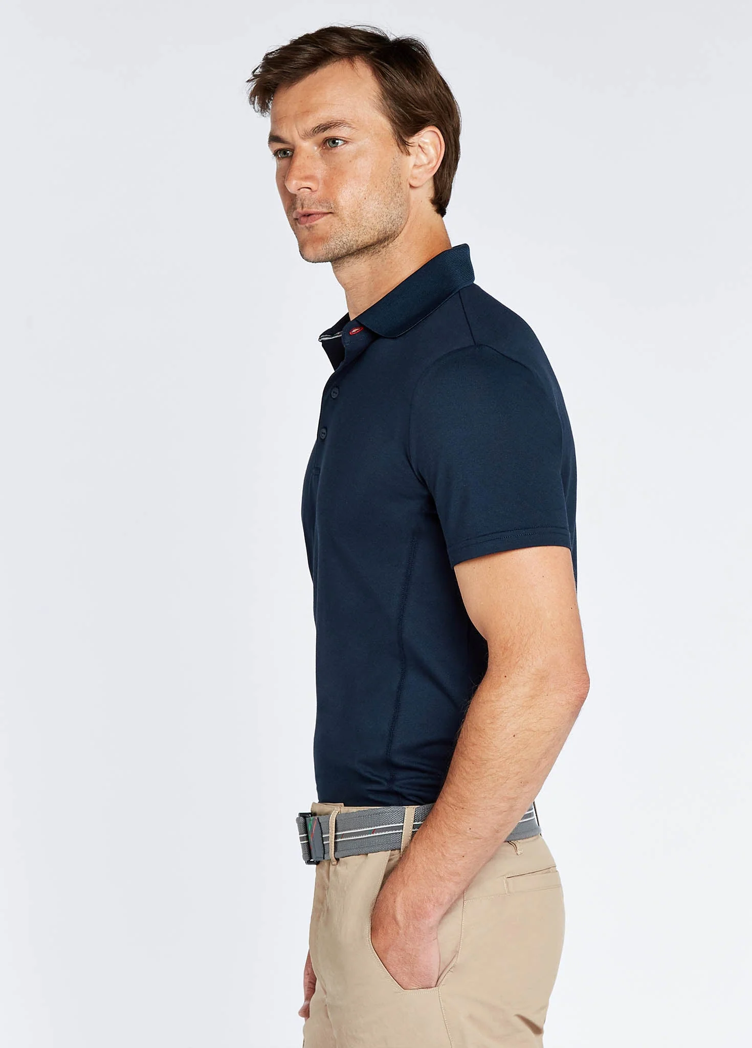 Sorrento Mens Short-sleeved Polo - Navy - Image 4