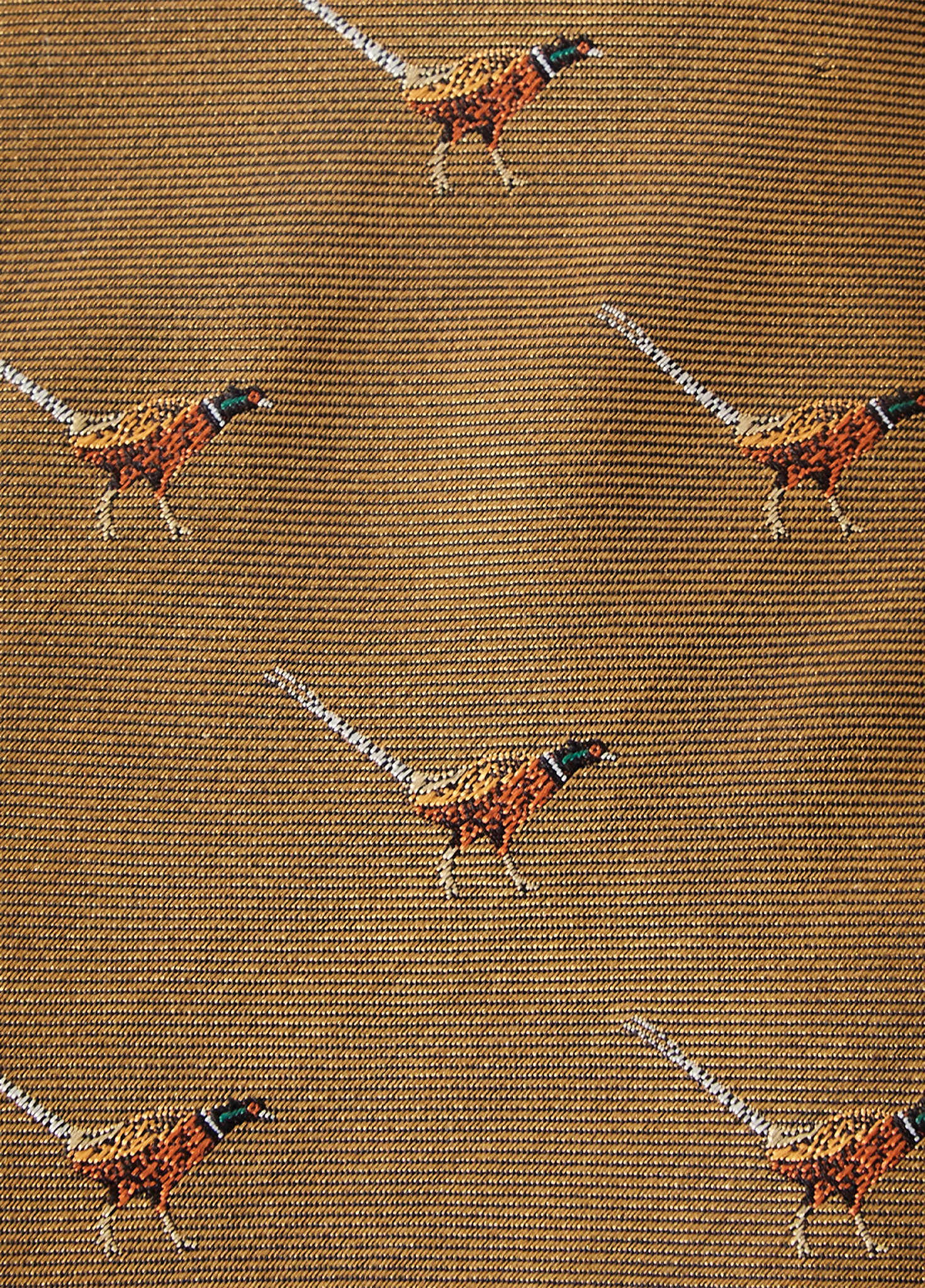 Madden Mens Silk Tie - Gold - Image 4