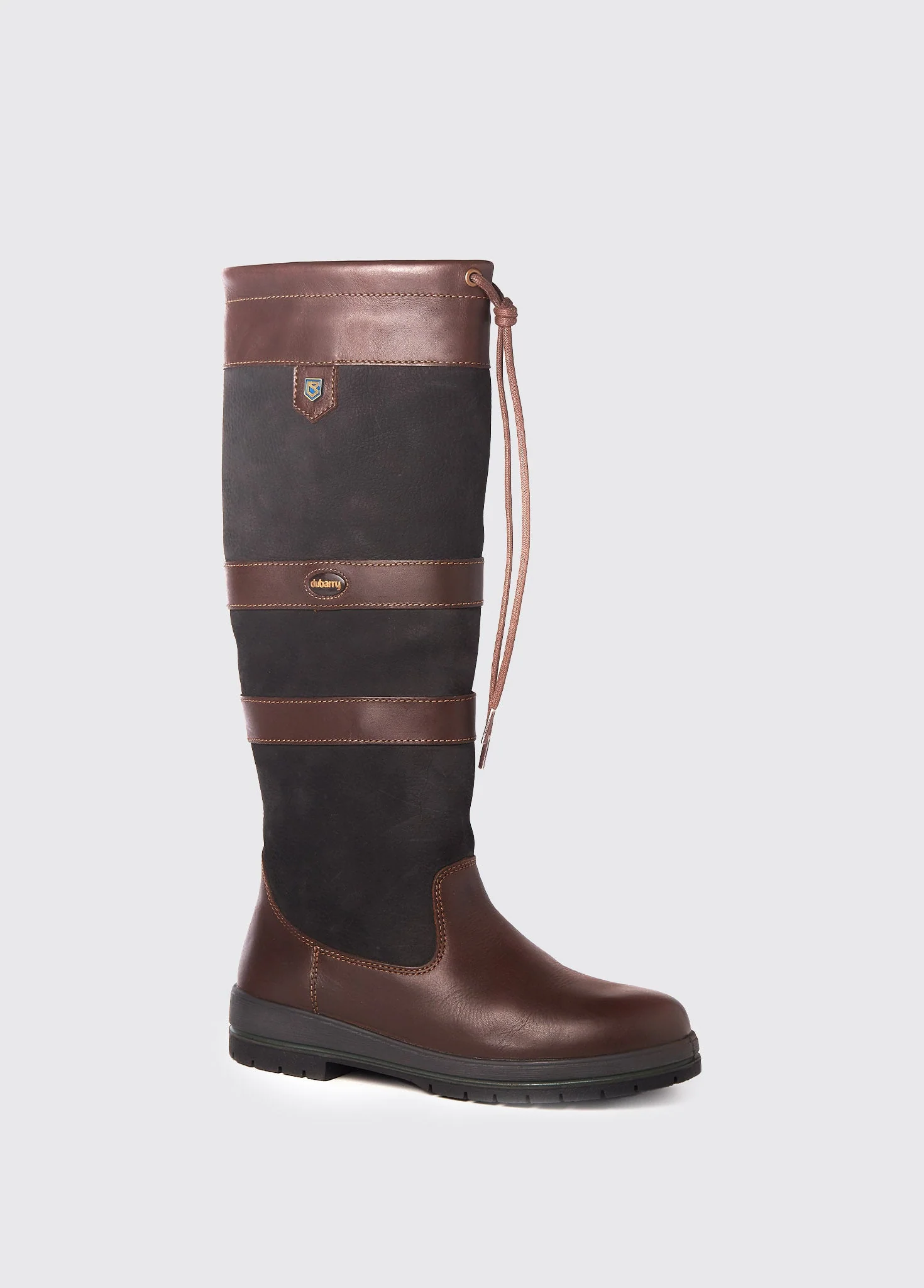Galway Mens SlimFit™ Country Boot - Black/Brown - Image 5