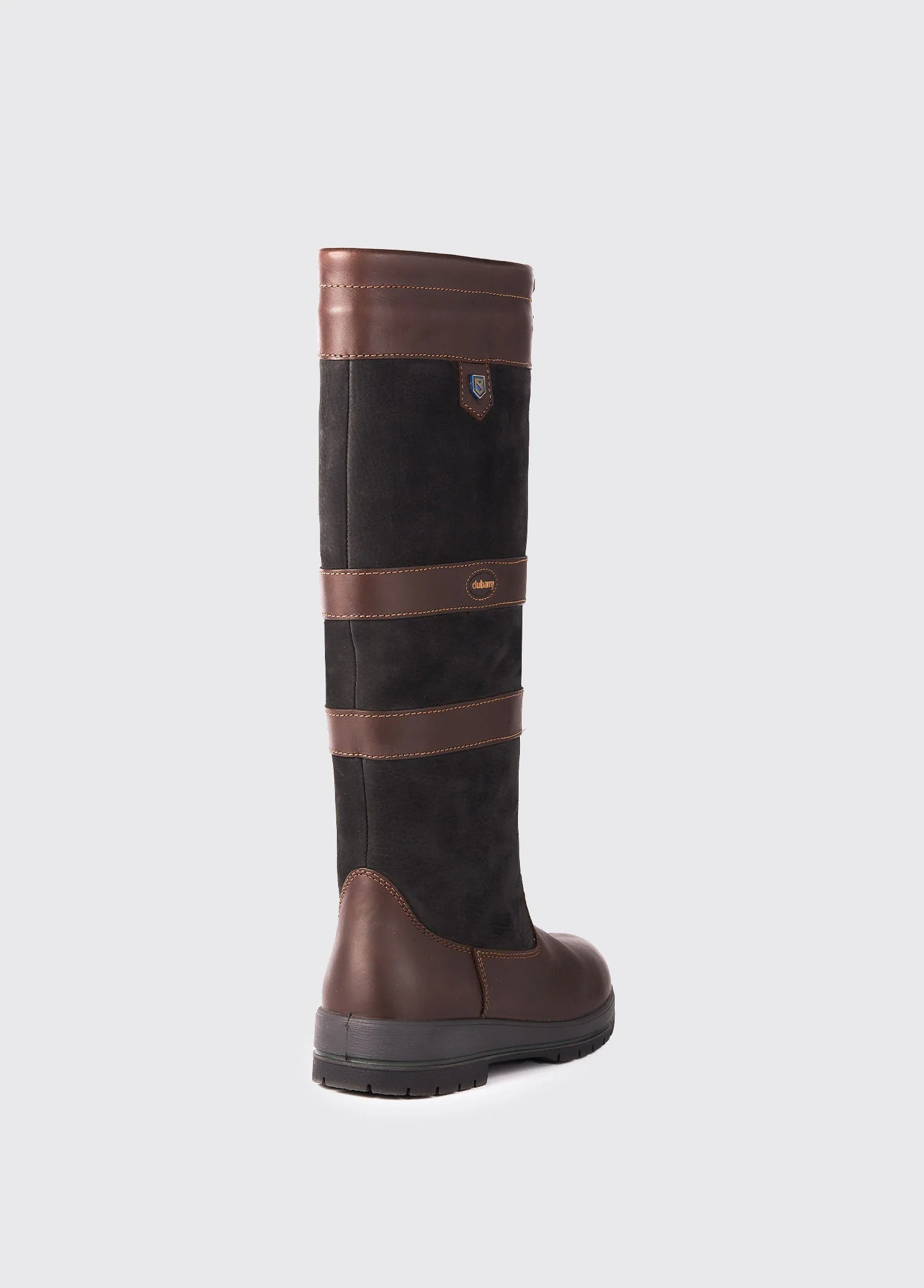 Galway Mens SlimFit™ Country Boot - Black/Brown - Image 6