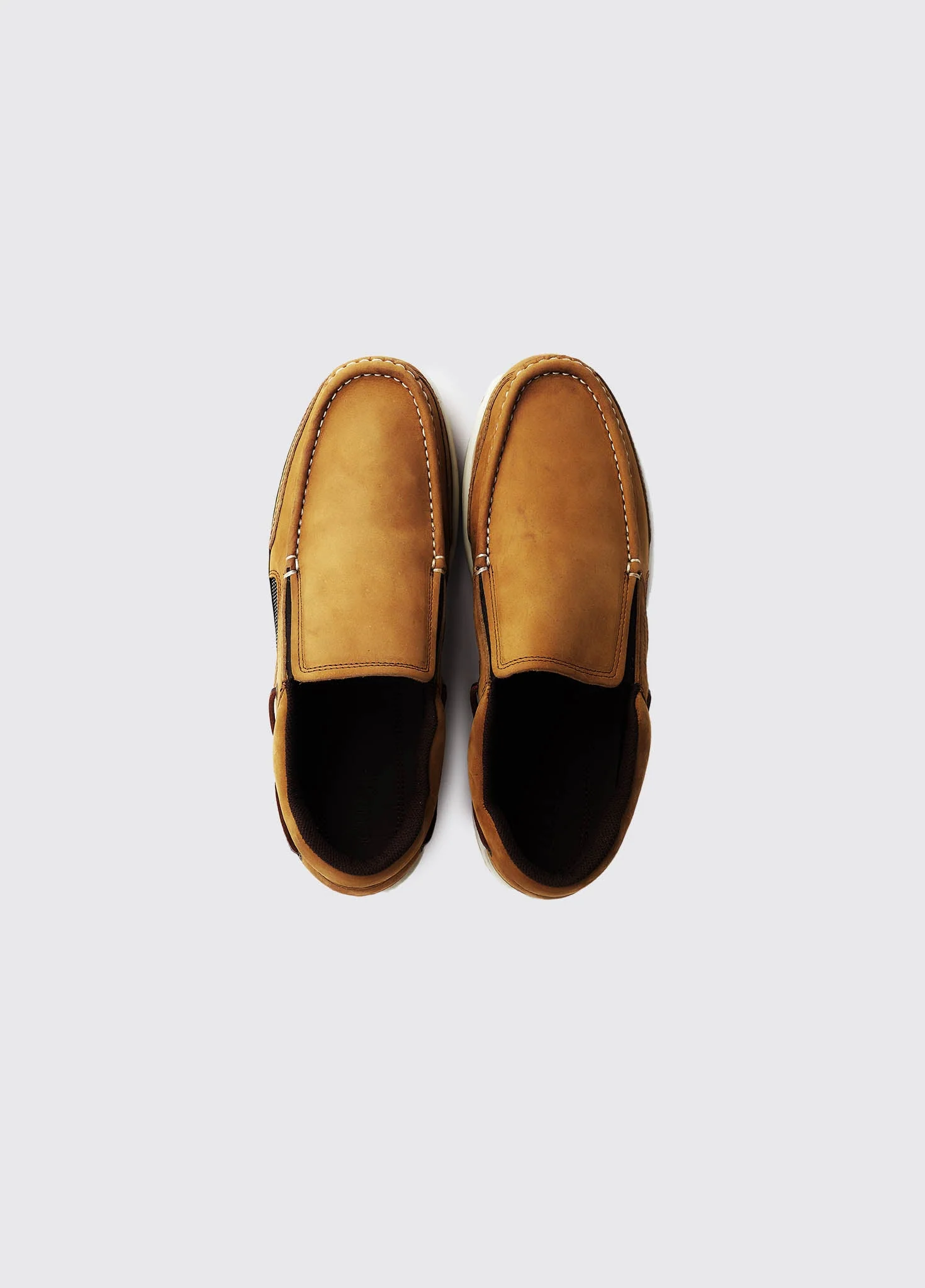 Yacht Men's Slip-On Deck Shoe - Brown - Image 5
