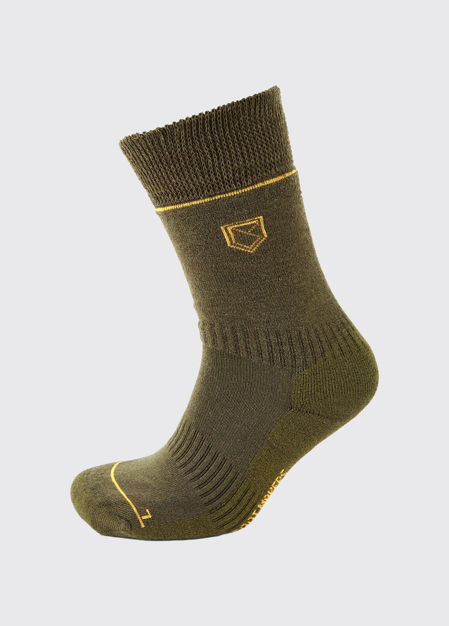 Kilkee Mens Socks - Olive - Image 2
