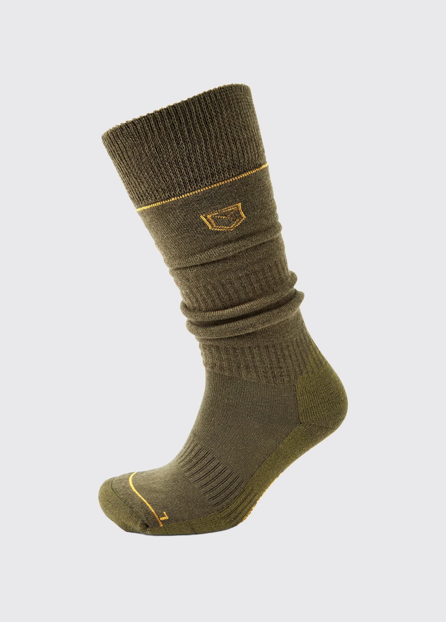 Kilrush Mens Socks - Olive - Image 2