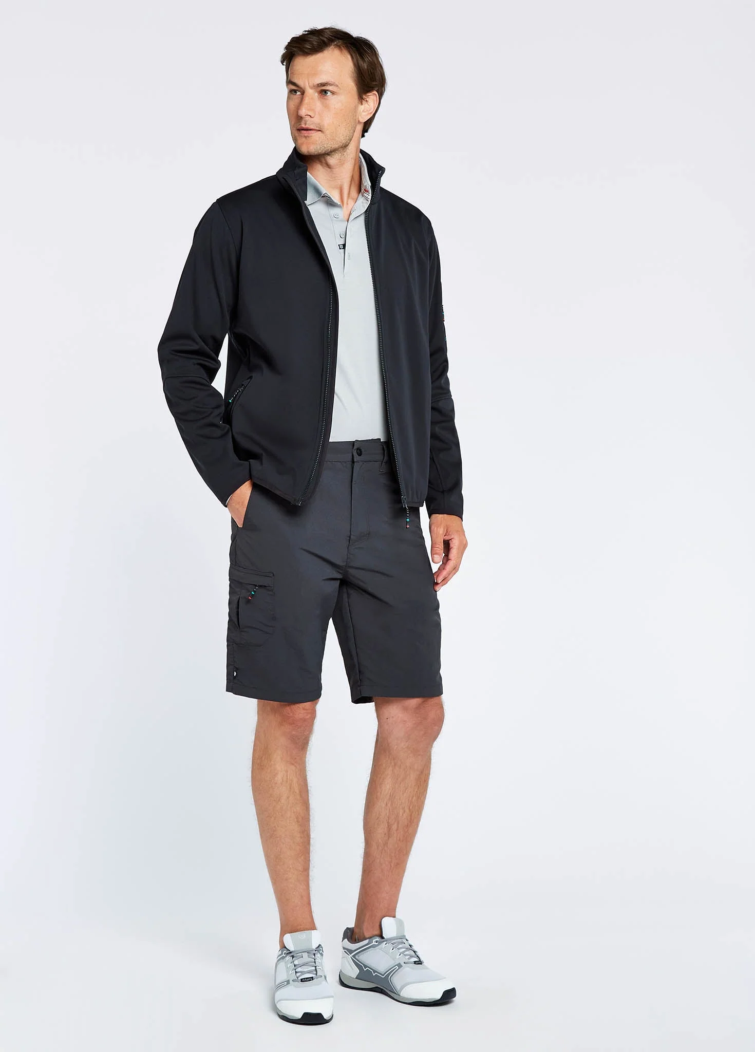 Ibiza Mens Softshell Jacket - Graphite - Image 2