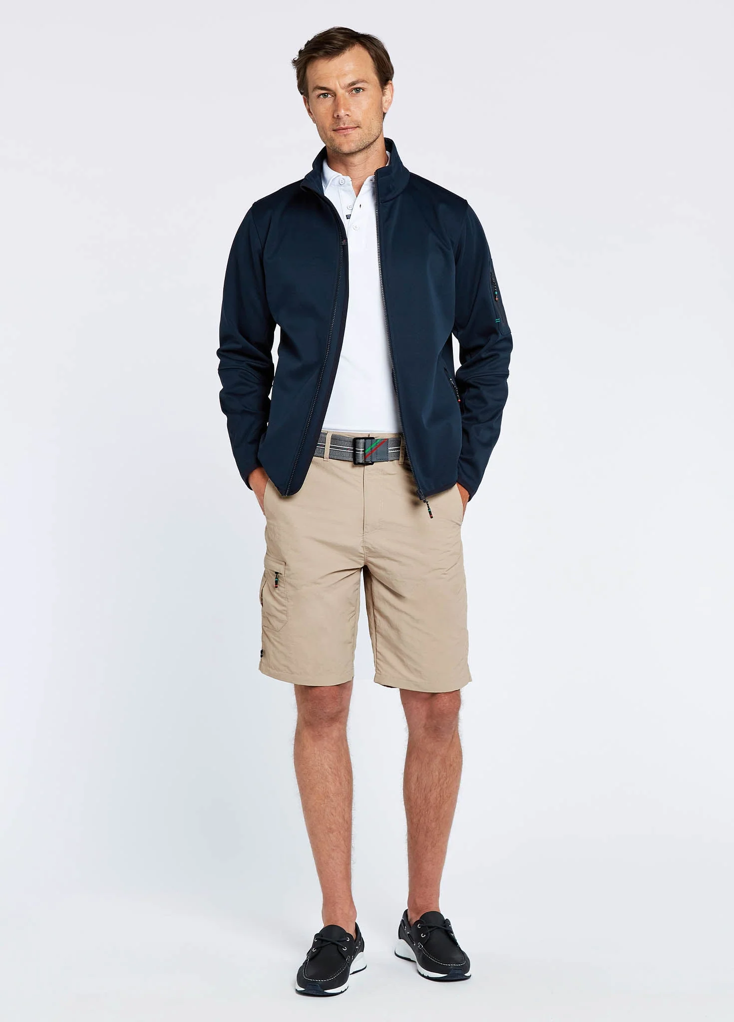Ibiza Mens Softshell Jacket - Navy - Image 2