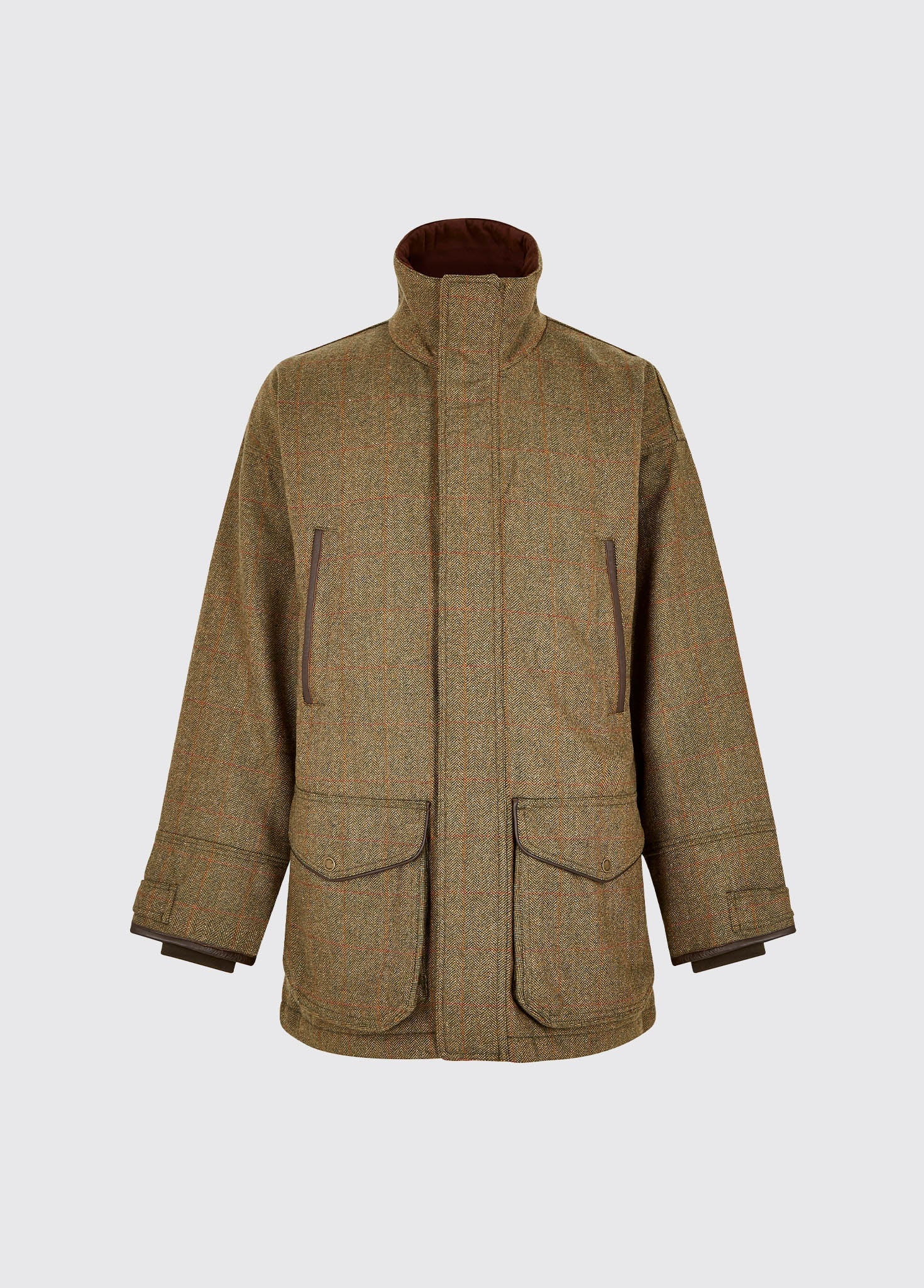Ballinturbet Tweed Field Coat - Cedar