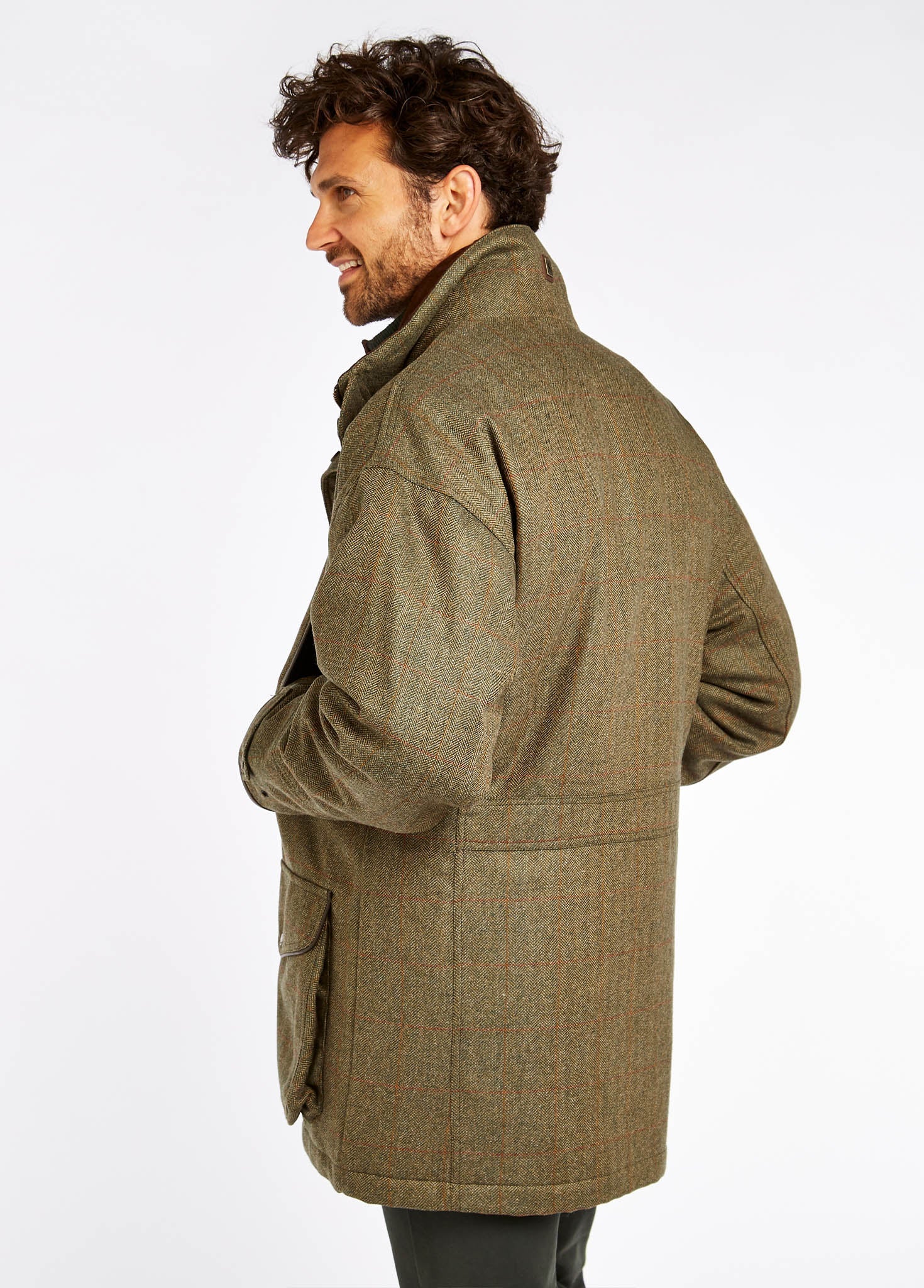 Ballinturbet Tweed Field Coat - Cedar - Image 5