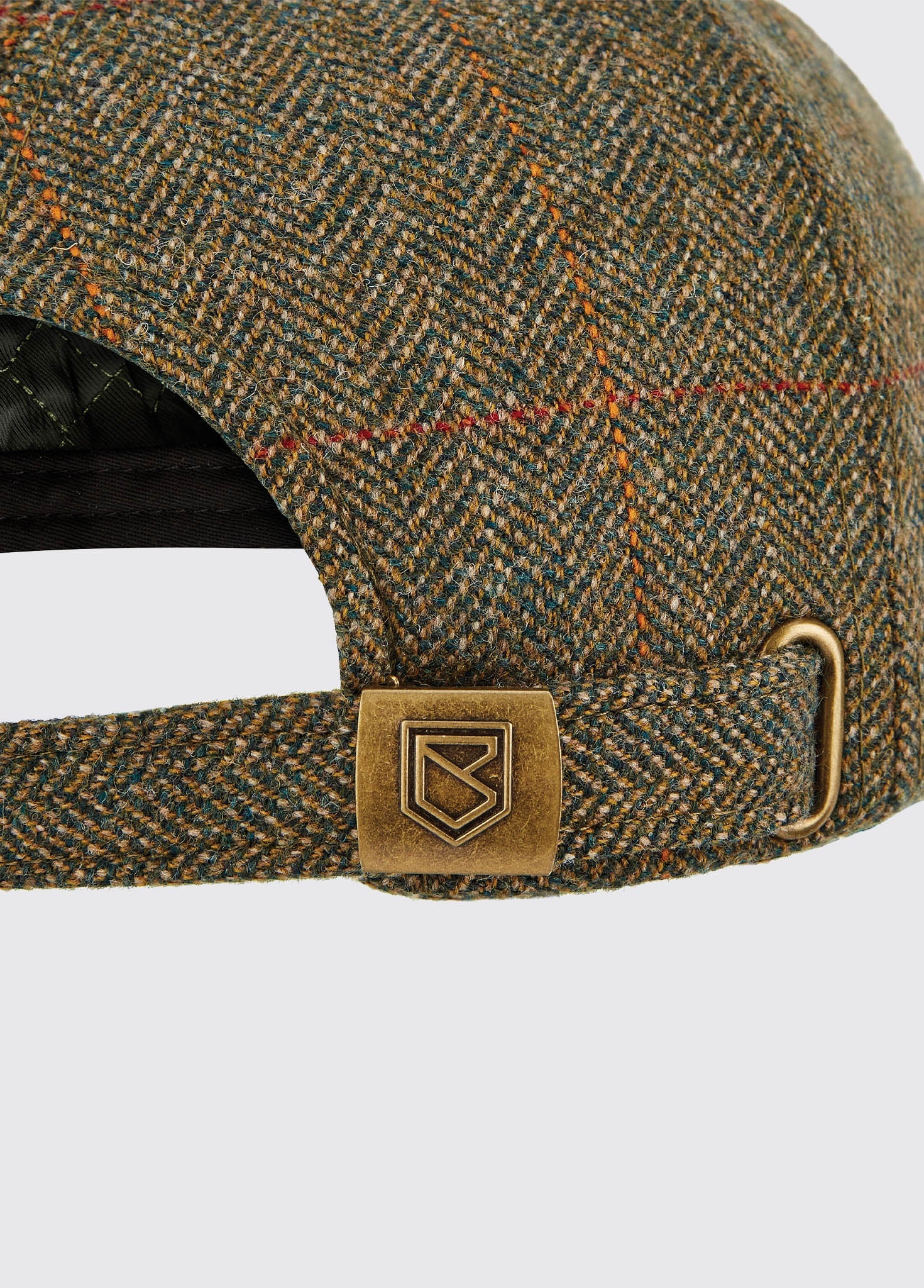Dowd Mens Tweed Cap - Cedar - Image 3