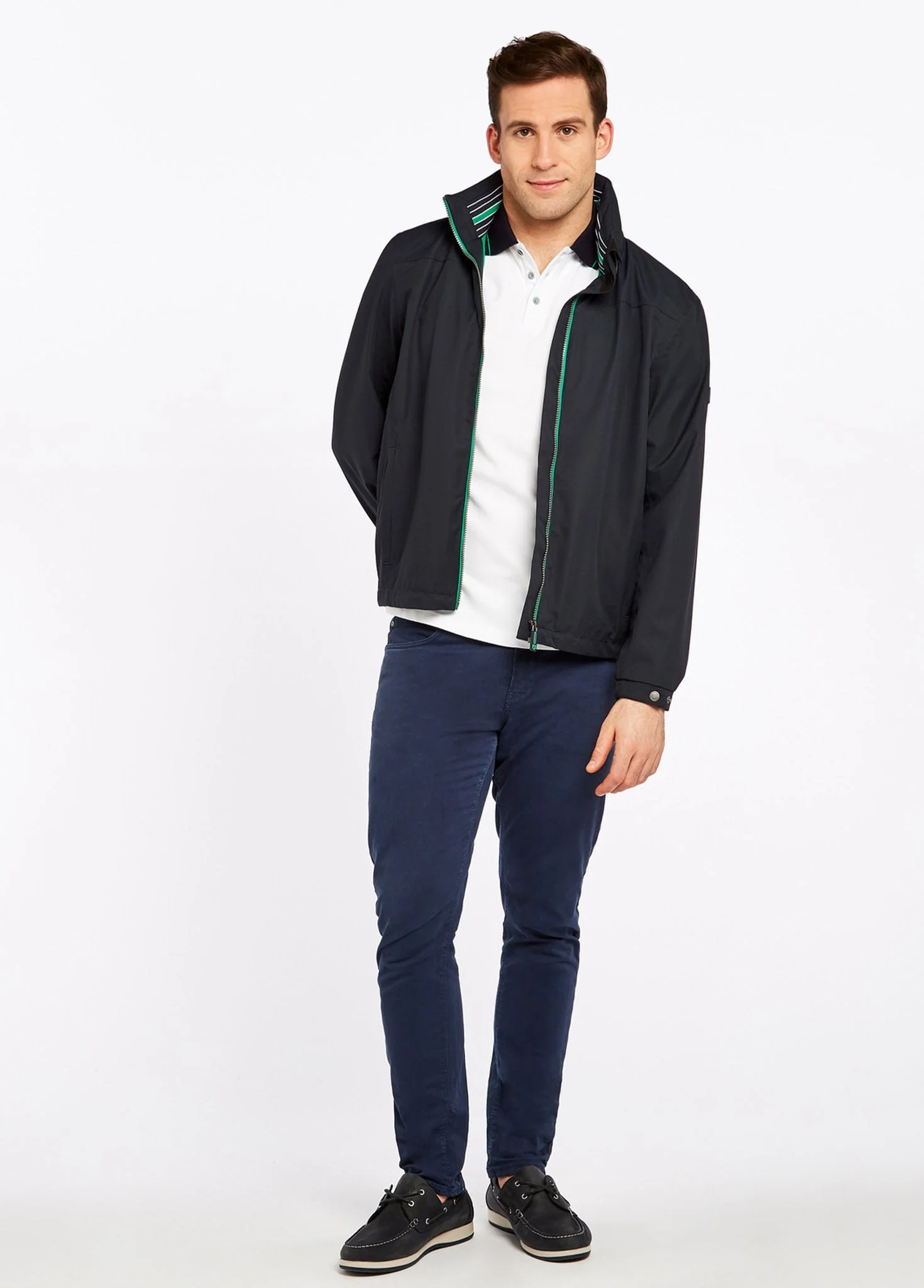 Bundoran Waterproof Jacket - Navy - Image 2