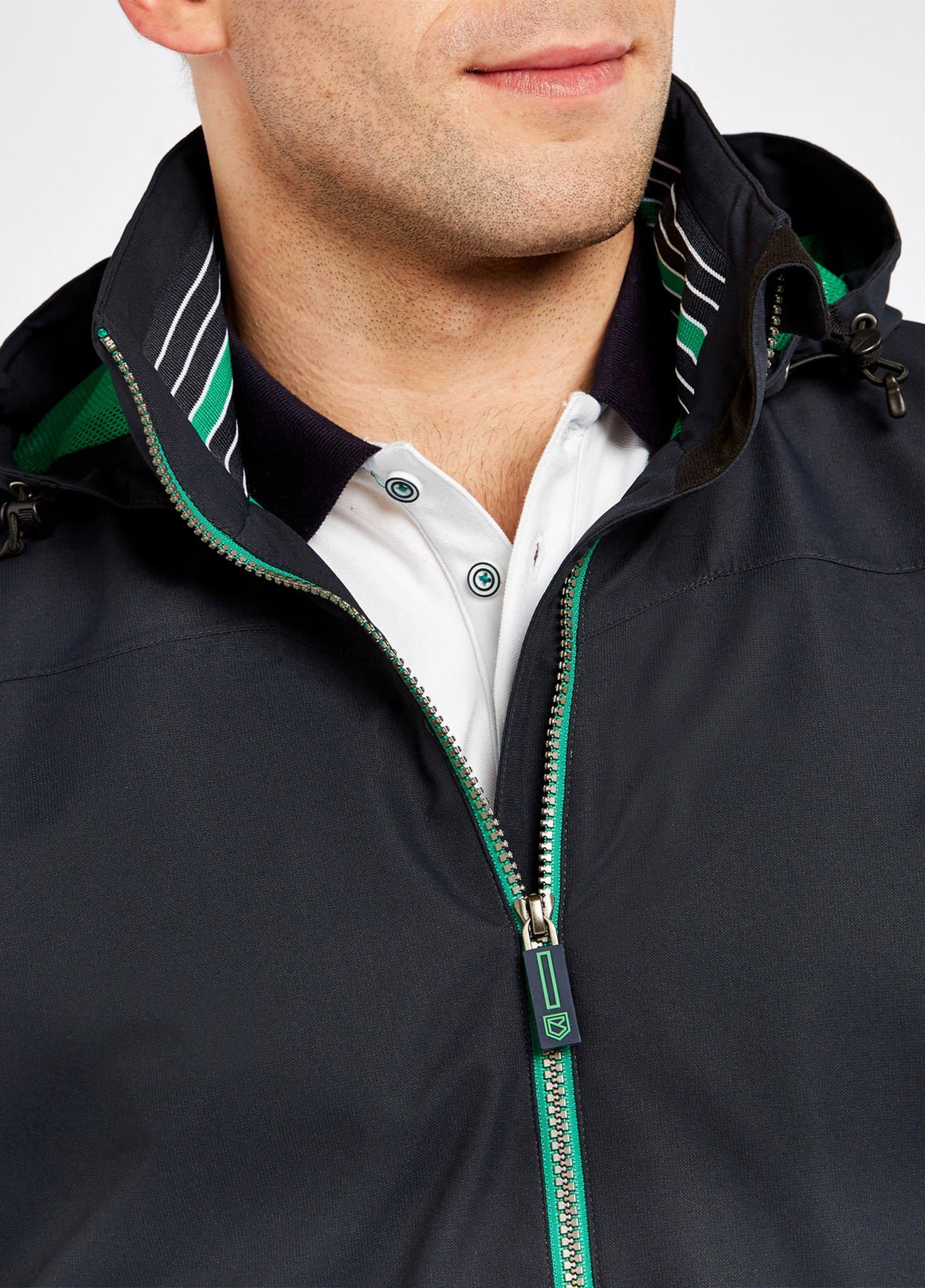 Bundoran Waterproof Jacket - Navy - Image 4