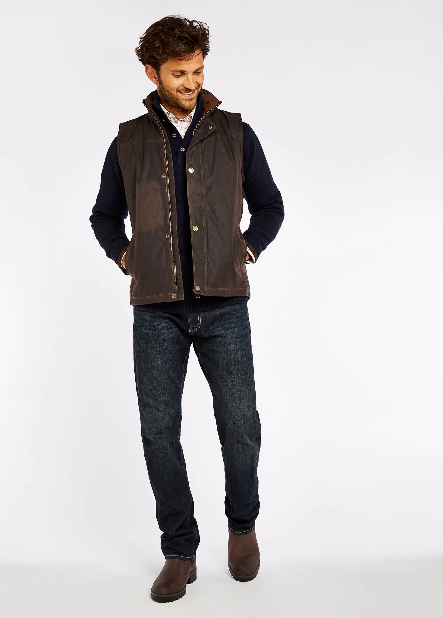 Mayfly Wax Gilet - Java - Image 2