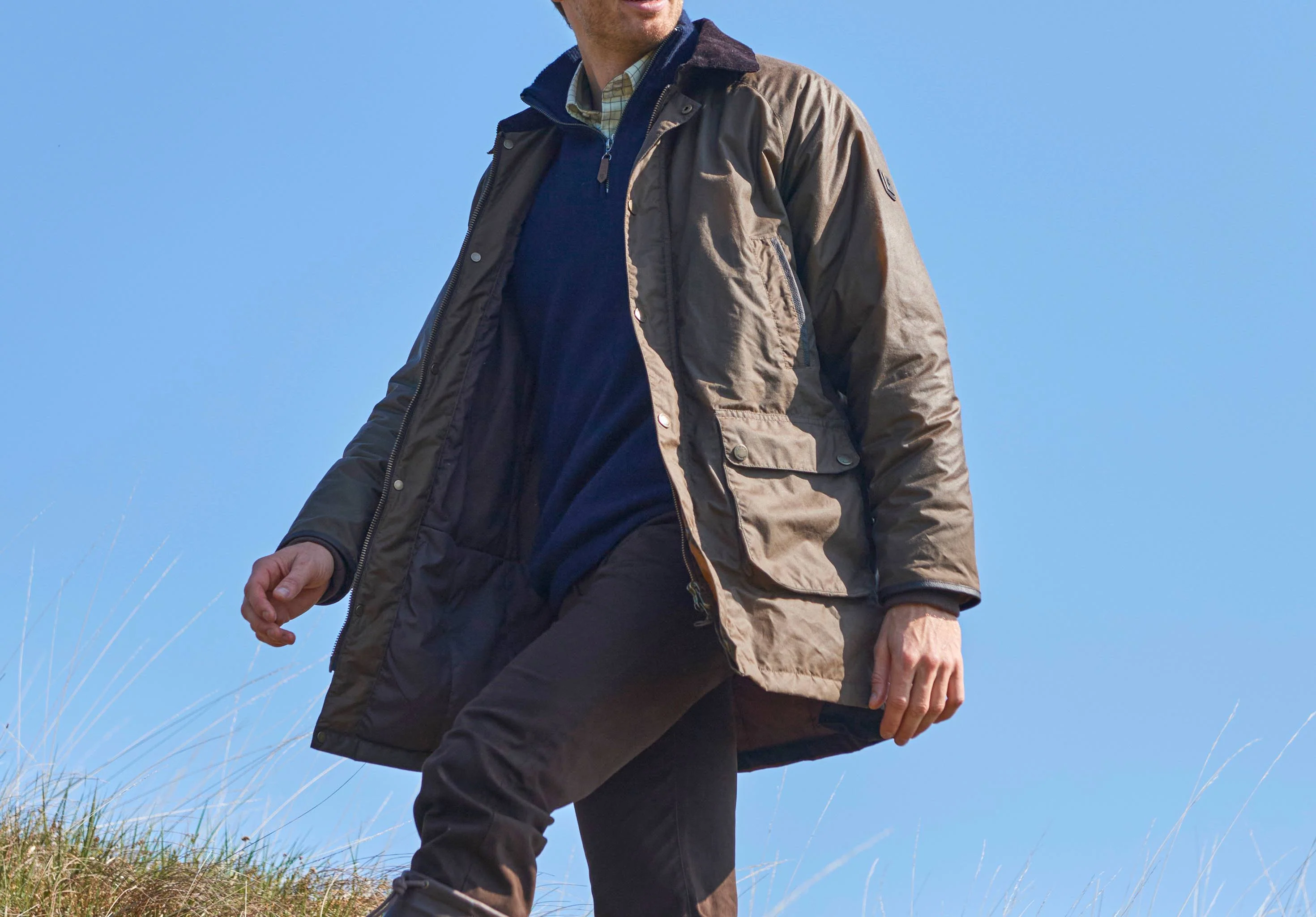 Brunswick Wax Jacket - Ginger - Image 3