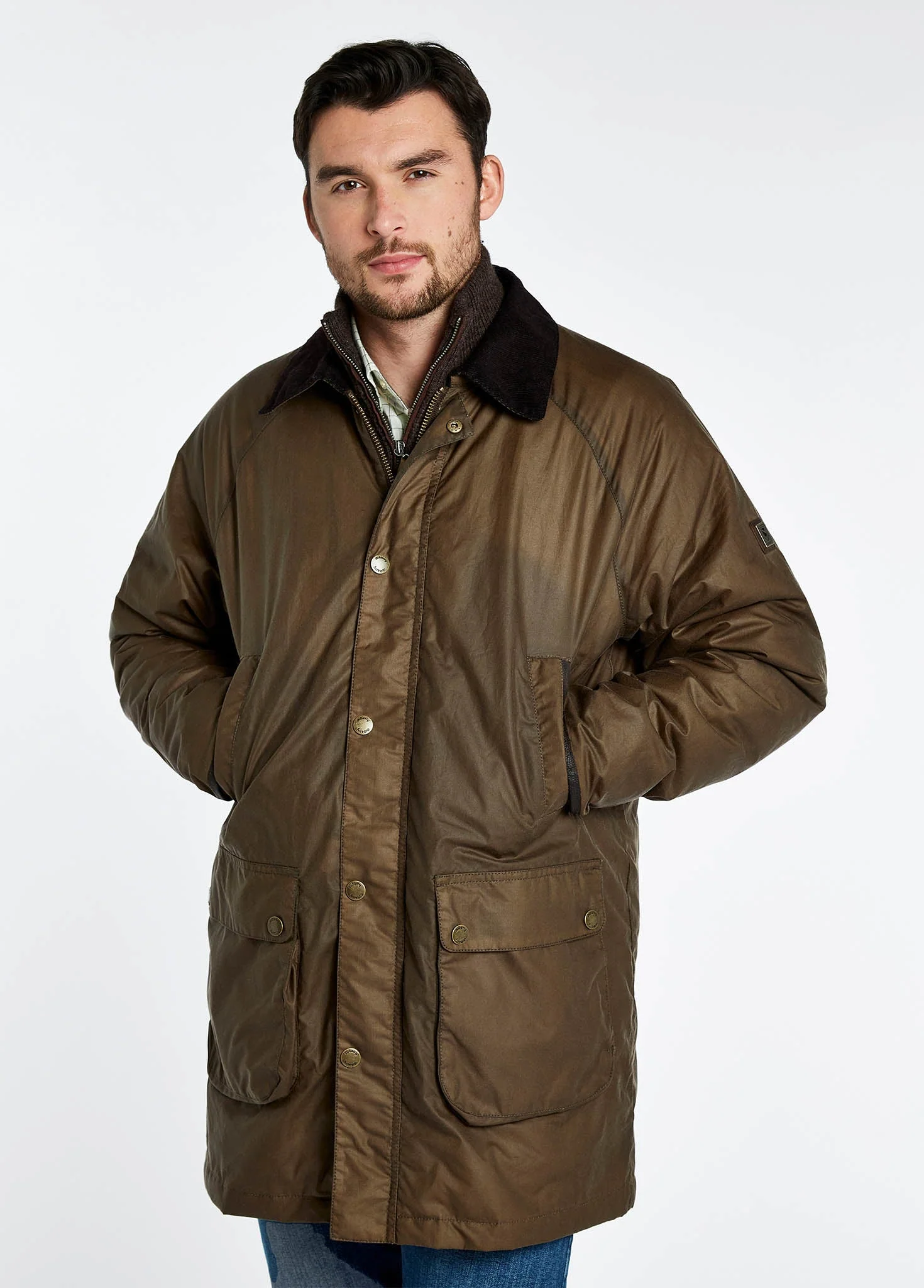 Brunswick Wax Jacket - Ginger - Image 4