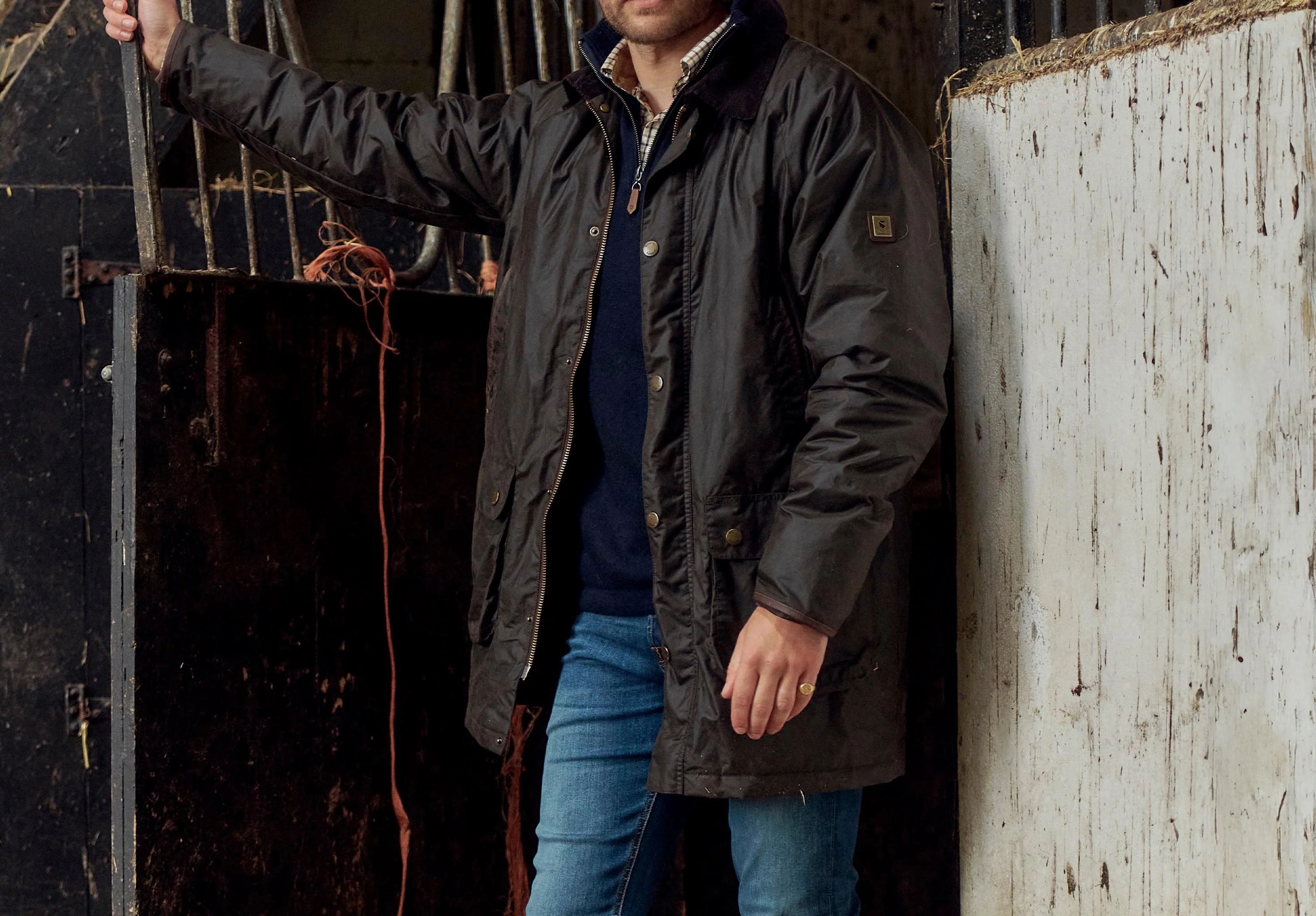 Brunswick Wax Jacket - Verdigris - Image 3