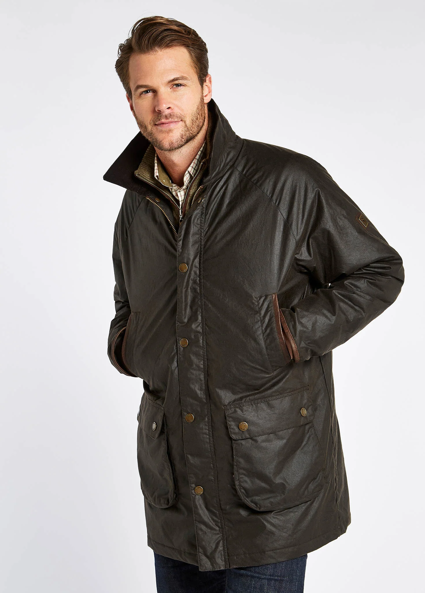 Brunswick Wax Jacket - Verdigris - Image 4
