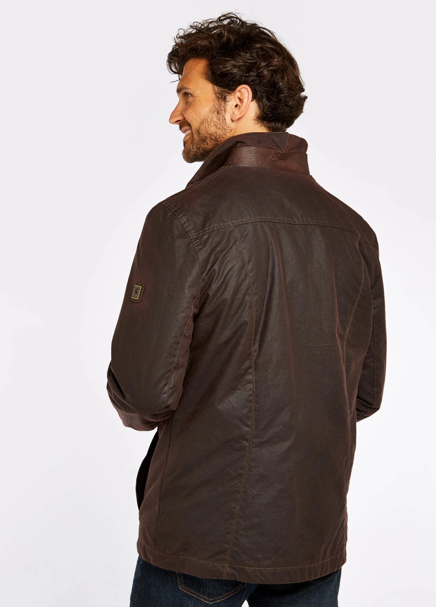 Carrickfergus Waxed Jacket - Java - Image 4