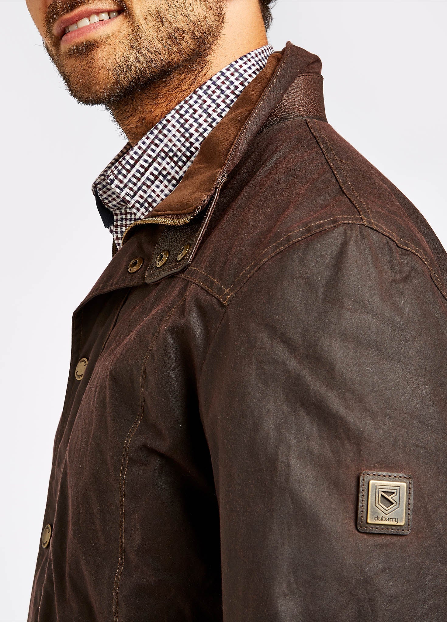 Carrickfergus Waxed Jacket - Java - Image 6