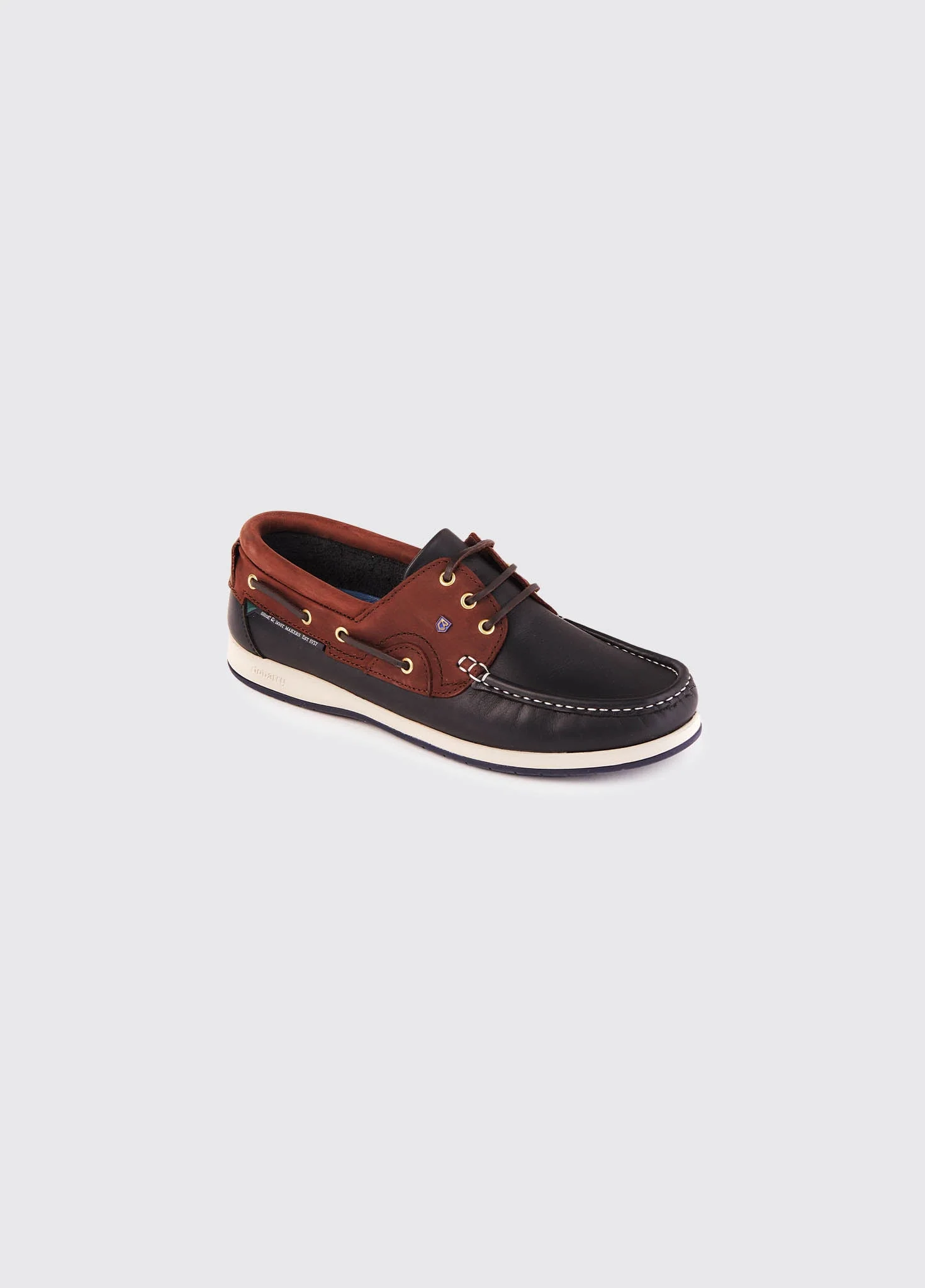 Commodore XLT Deck Shoe - Navy/Brown - Image 5