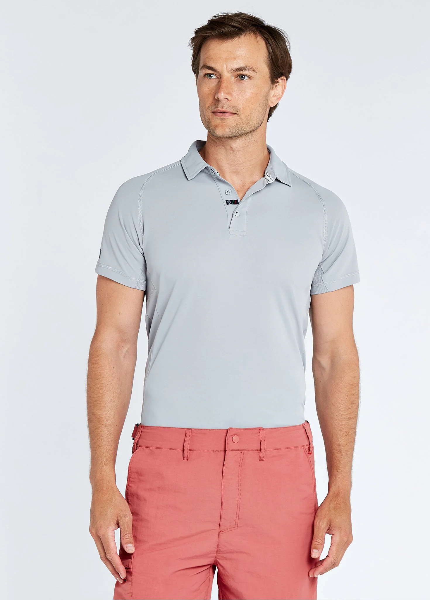 Menton Men's Technical Polo - Platinum - Image 3