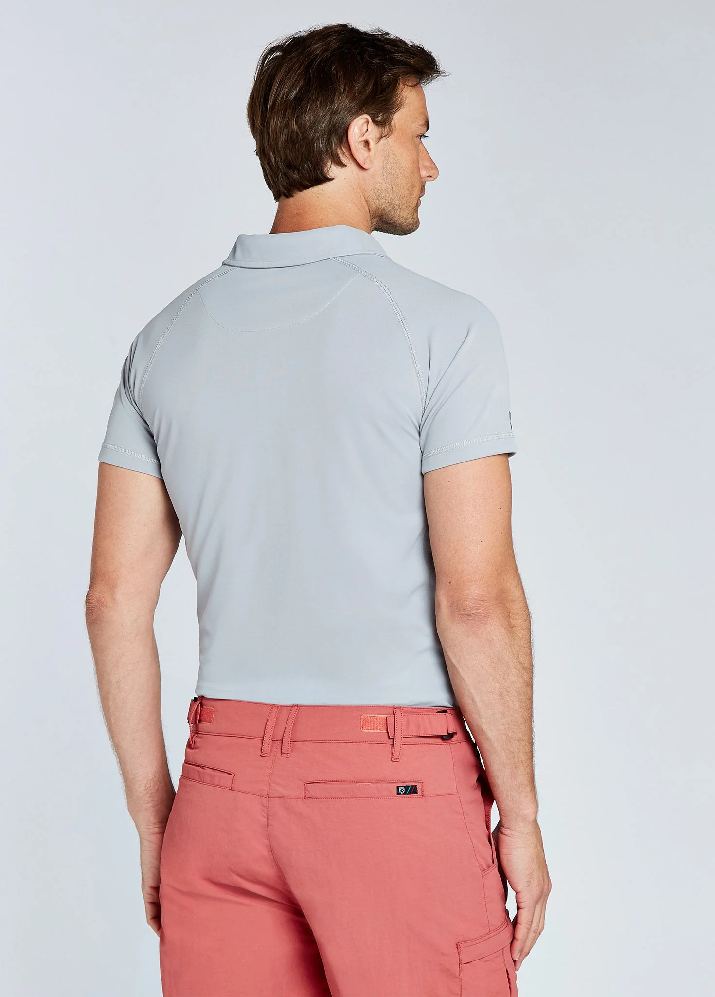 Menton Men's Technical Polo - Platinum - Image 4