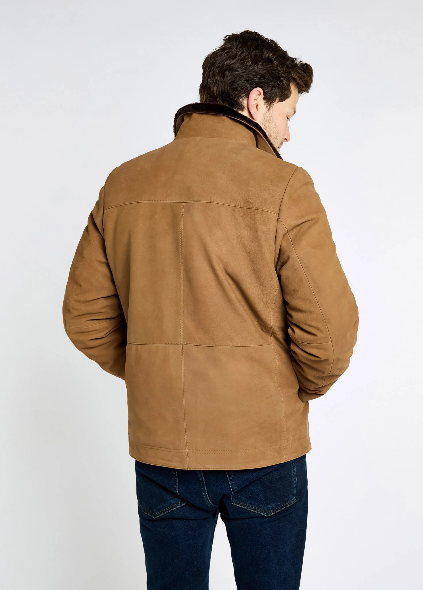 Merriman Leather Jacket - Tan - Image 4
