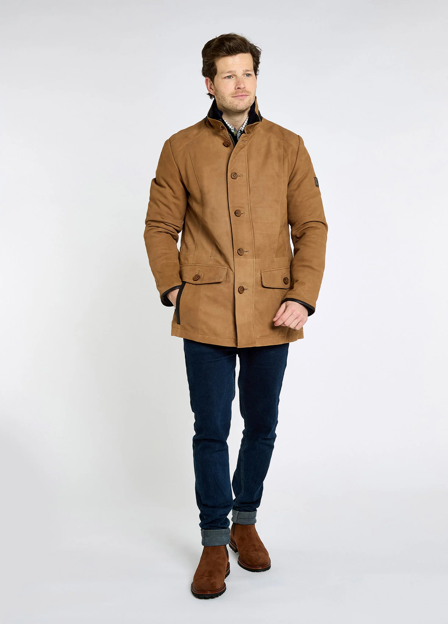 Moore Leather Jacket - Tan - Image 2