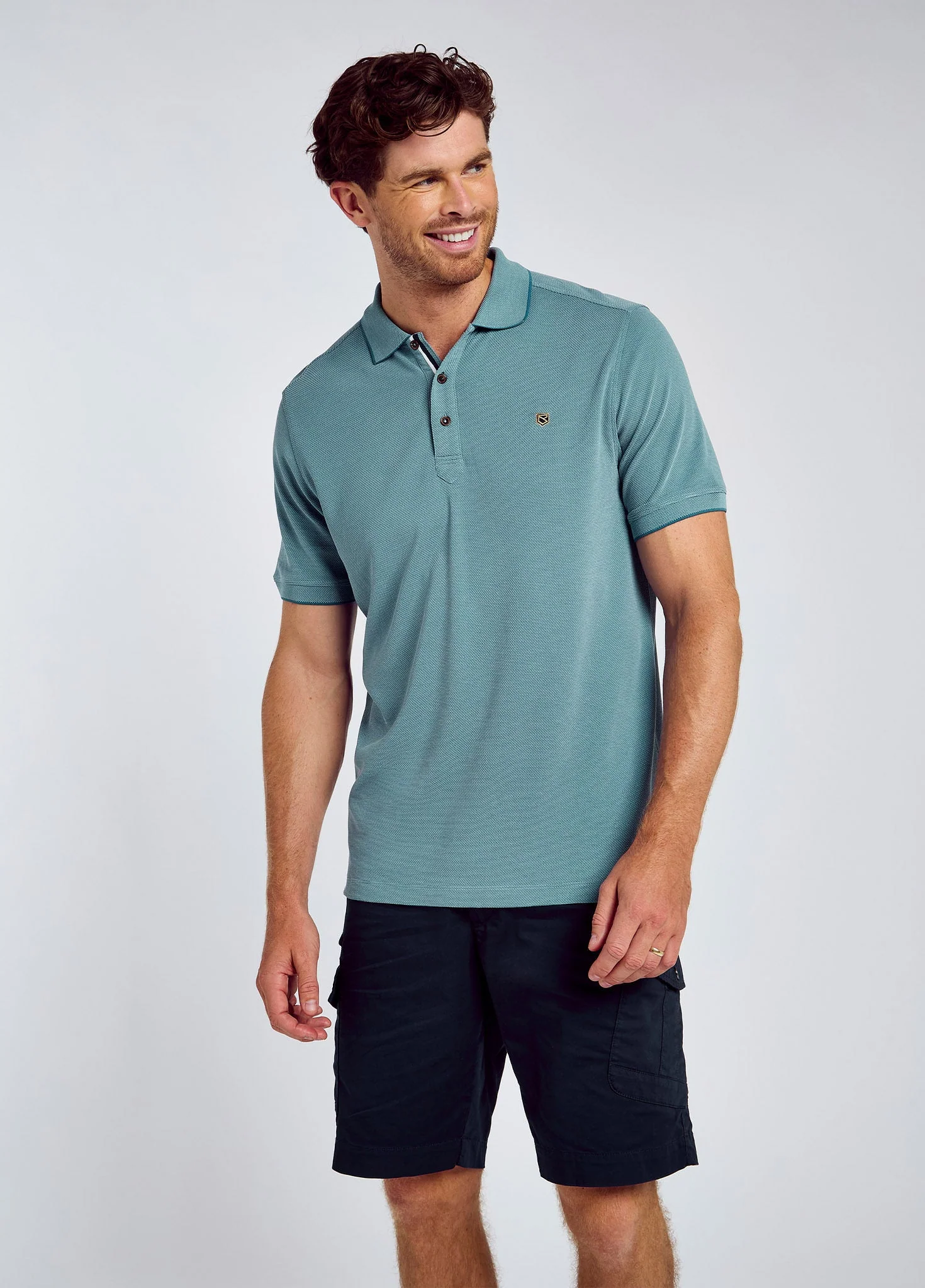 Morrison Morrison Polo - Azure Blue - Image 3
