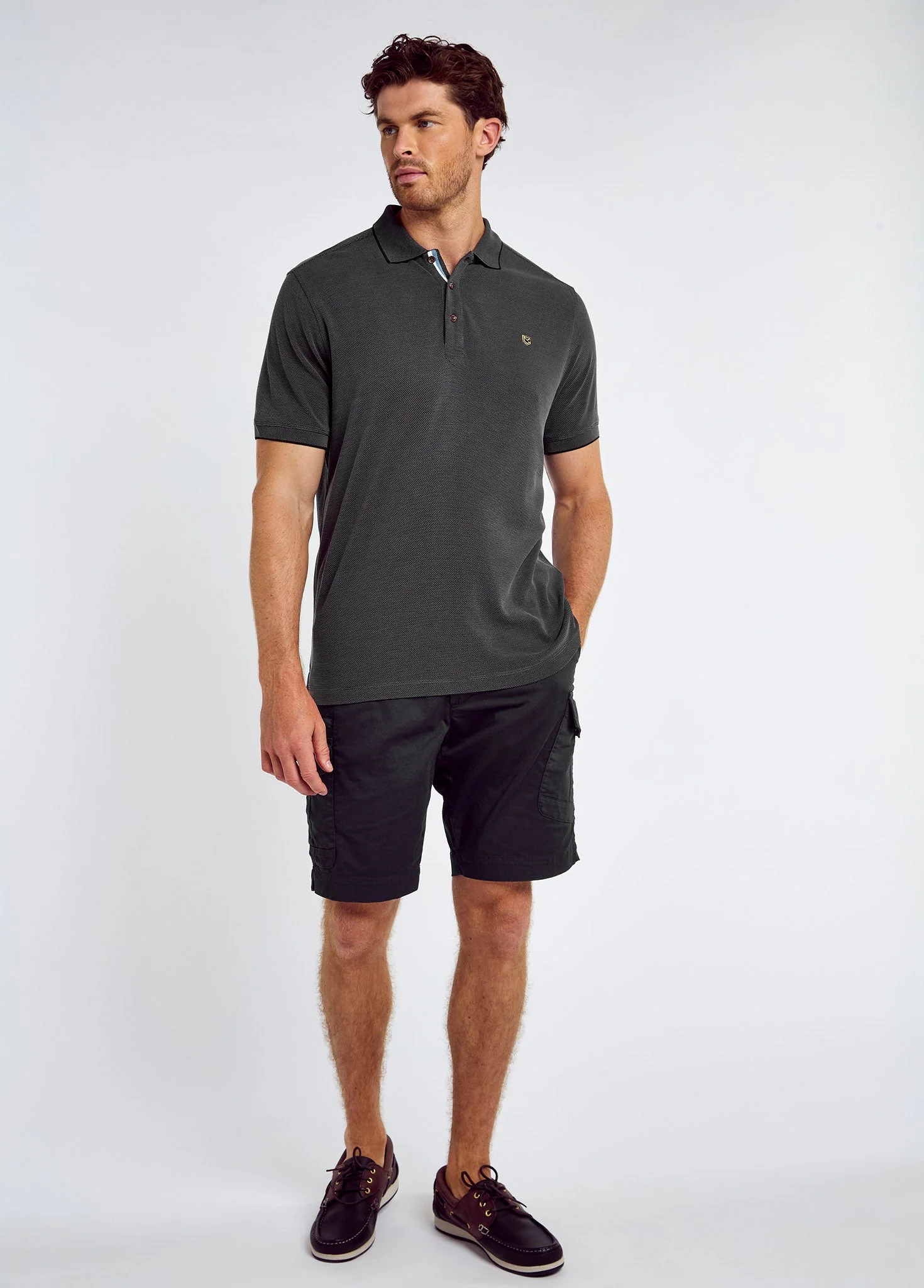 Morrison Morrison Polo - Graphite - Image 2