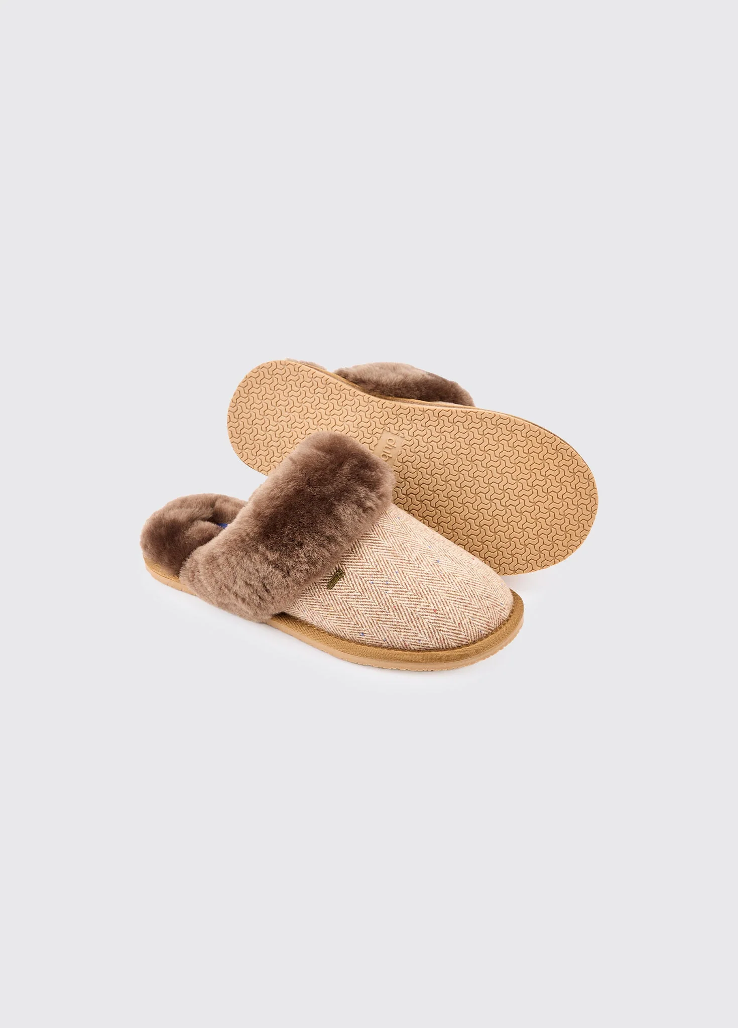 Mullingar Women’s mule slippers - Camel - Image 3