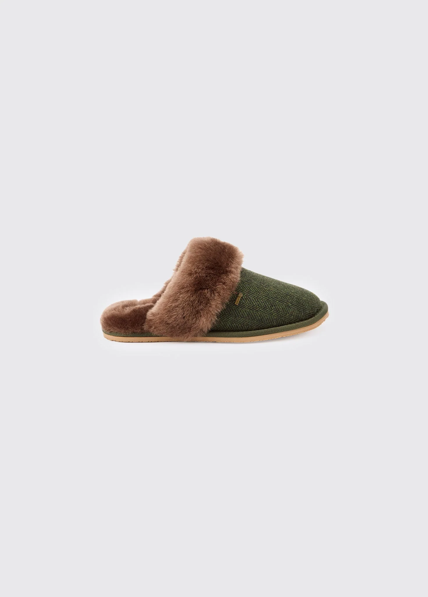 Mullingar Women’s mule slippers - Olive - Image 4