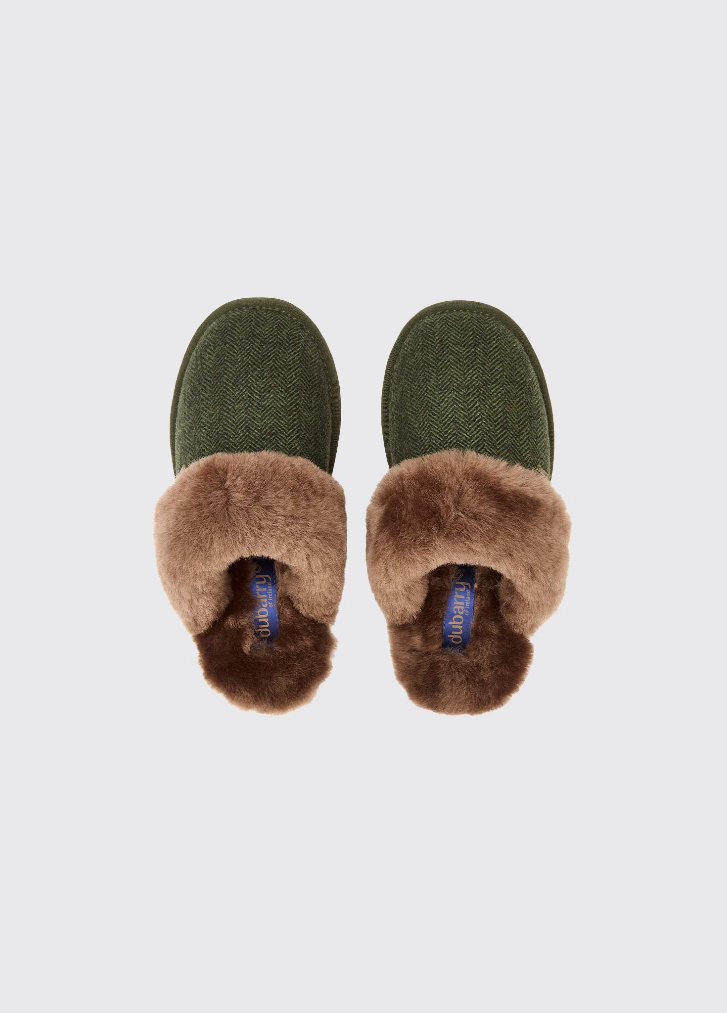 Mullingar Women’s mule slippers - Olive - Image 5