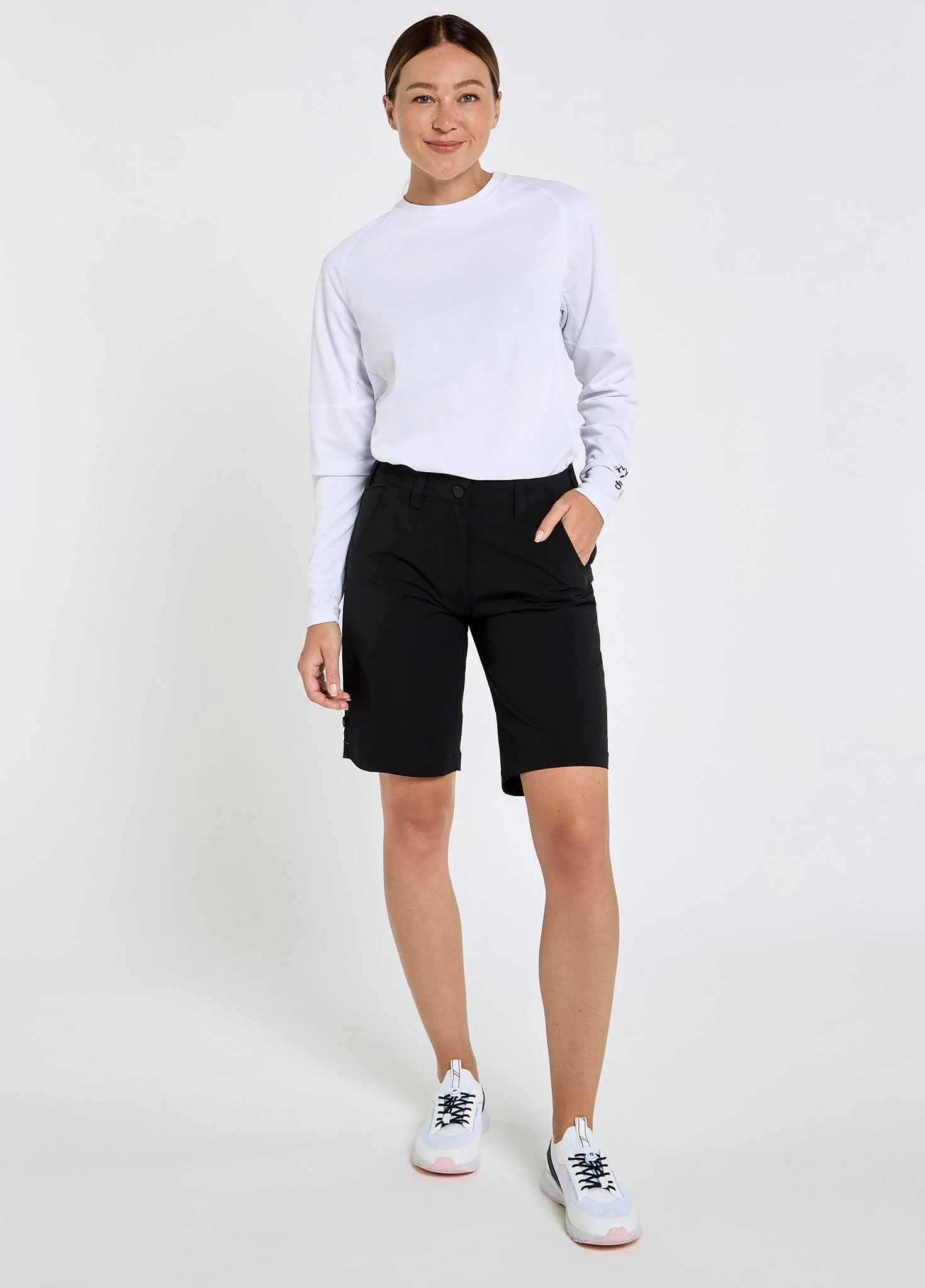 Nice Women's Crew Shorts - Black - Image 2