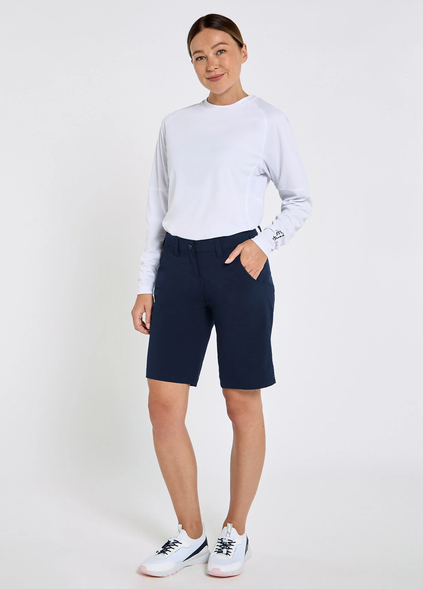Nice Women's Crew Shorts - Navy - Image 2